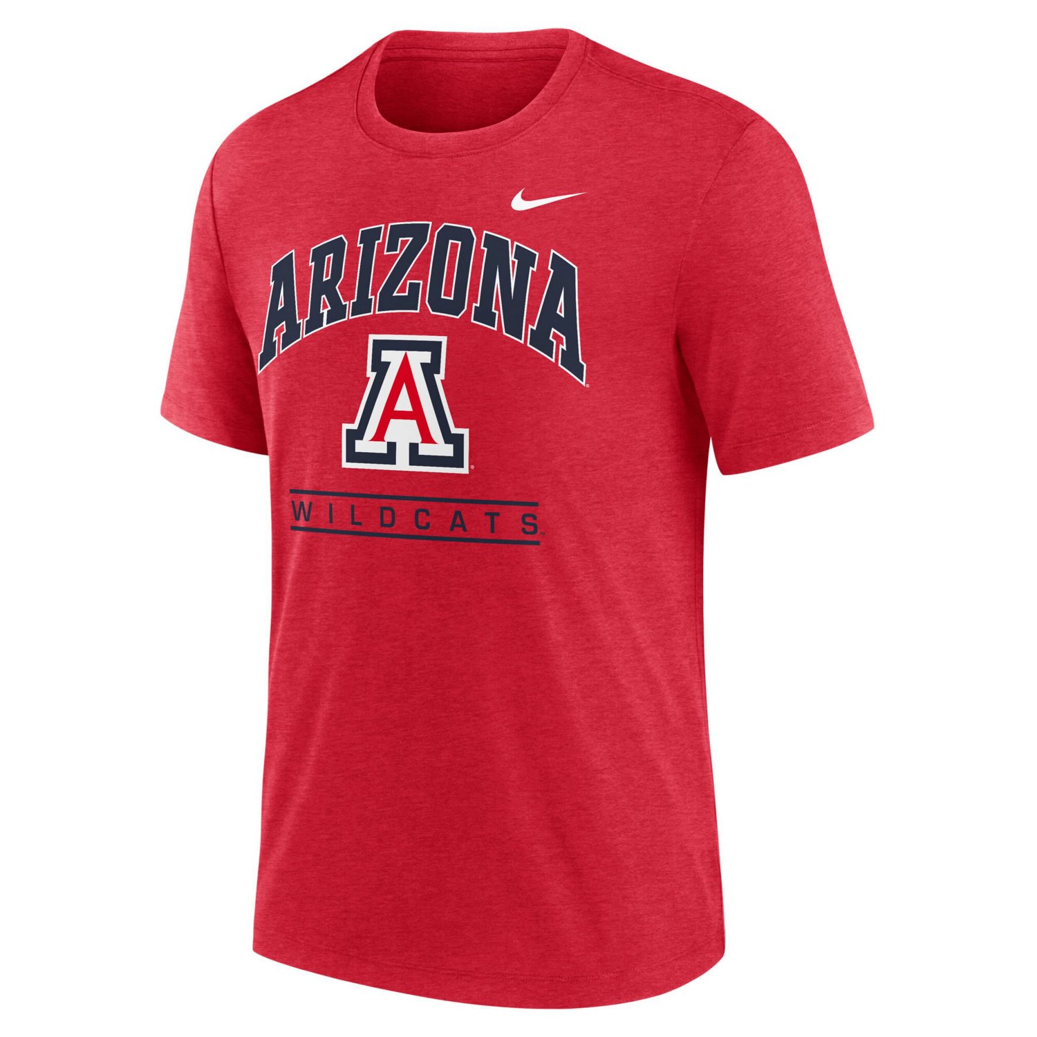 Nike Arizona Wildcats Arch Over Logo Tri-Blend T-Shirt                                                                           - view number 2