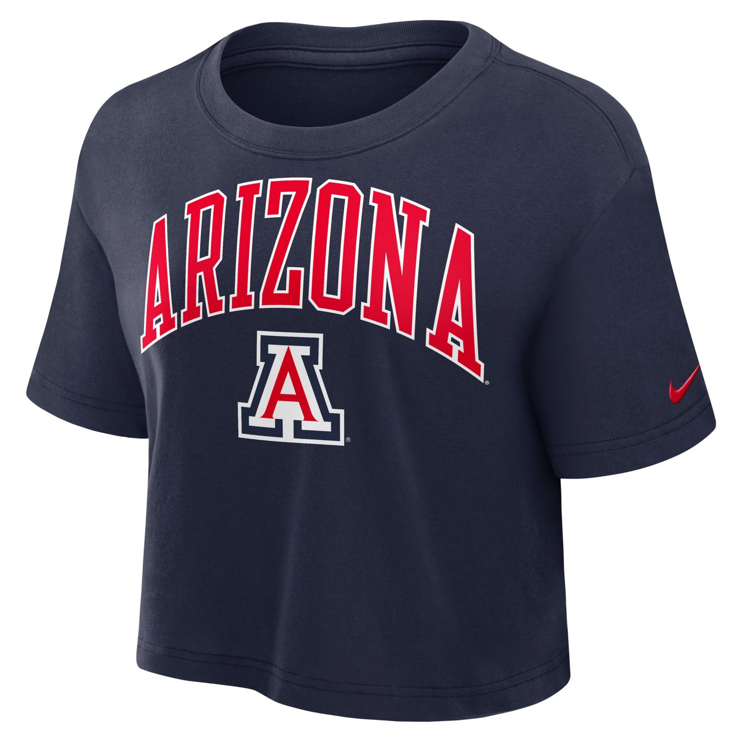 Nike Arizona Wildcats Athletic Prep Arch Performance Cropped T-Shirt - view number 2