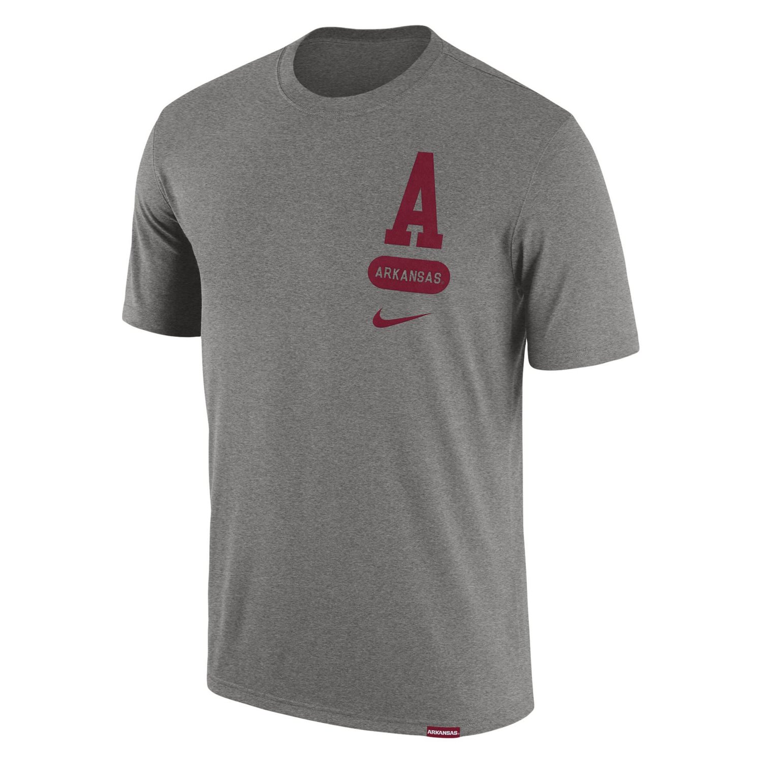 Nike Arkansas Razorbacks Campus Letterman Tri-Blend T-Shirt - view number 2
