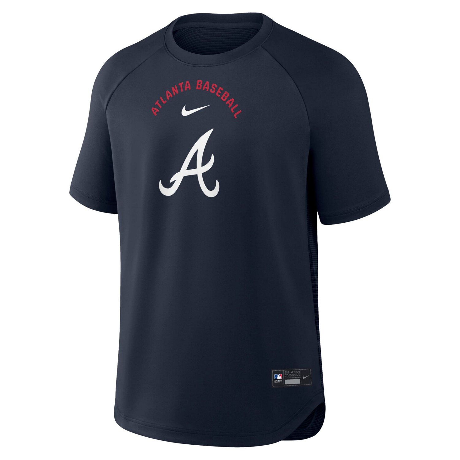 Nike Atlanta Braves Authentic Collection Batting Practice Pre-Game Raglan Dri-FIT Top