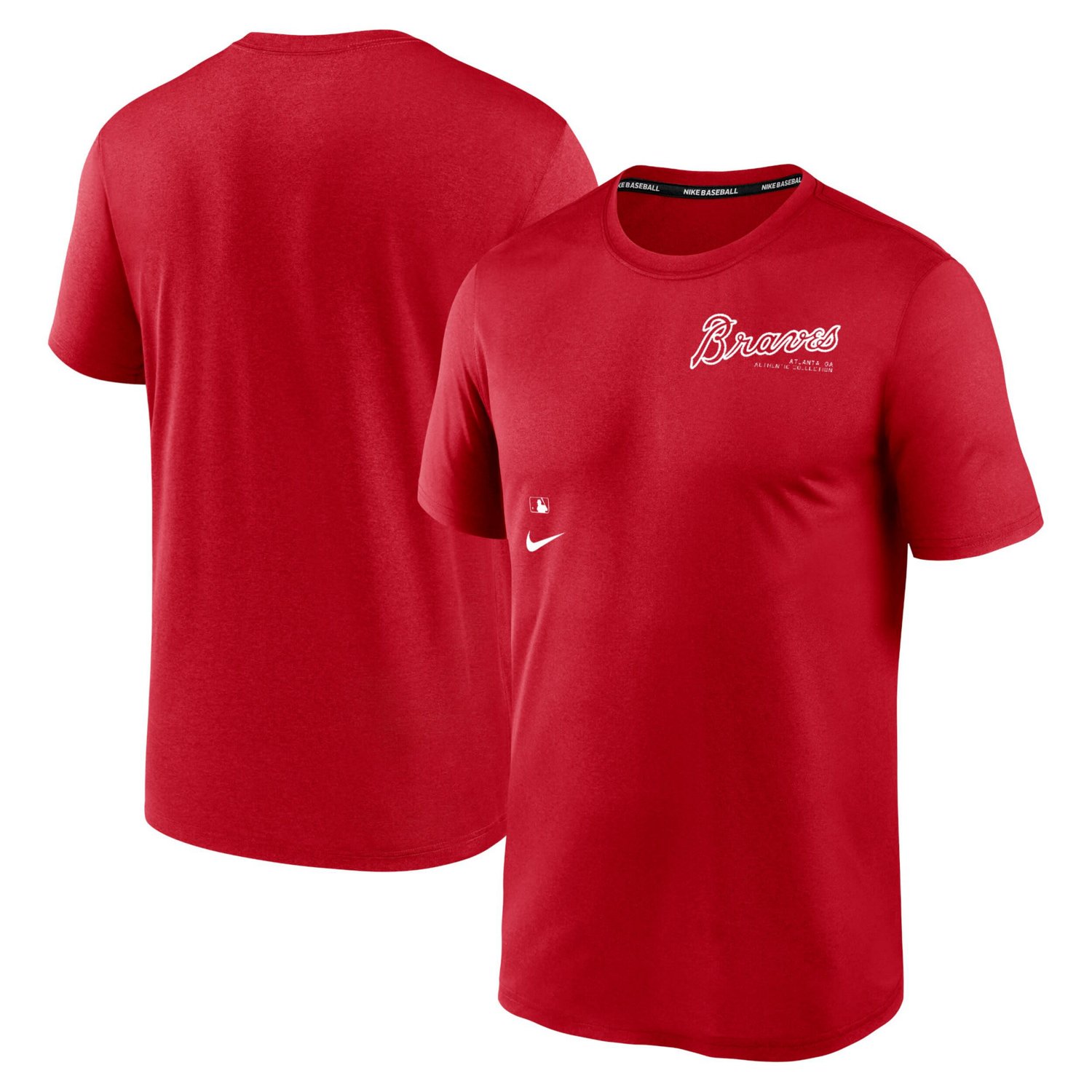 Red atlanta braves t shirt online