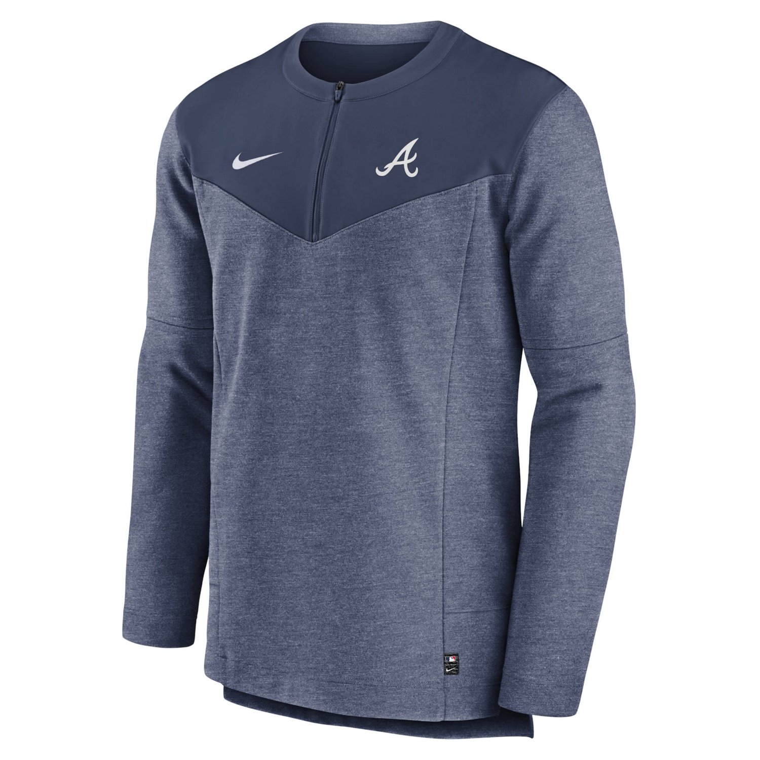 Nike Atlanta Braves Authentic Collection Game Time Performance Half-Zip Top - view number 2