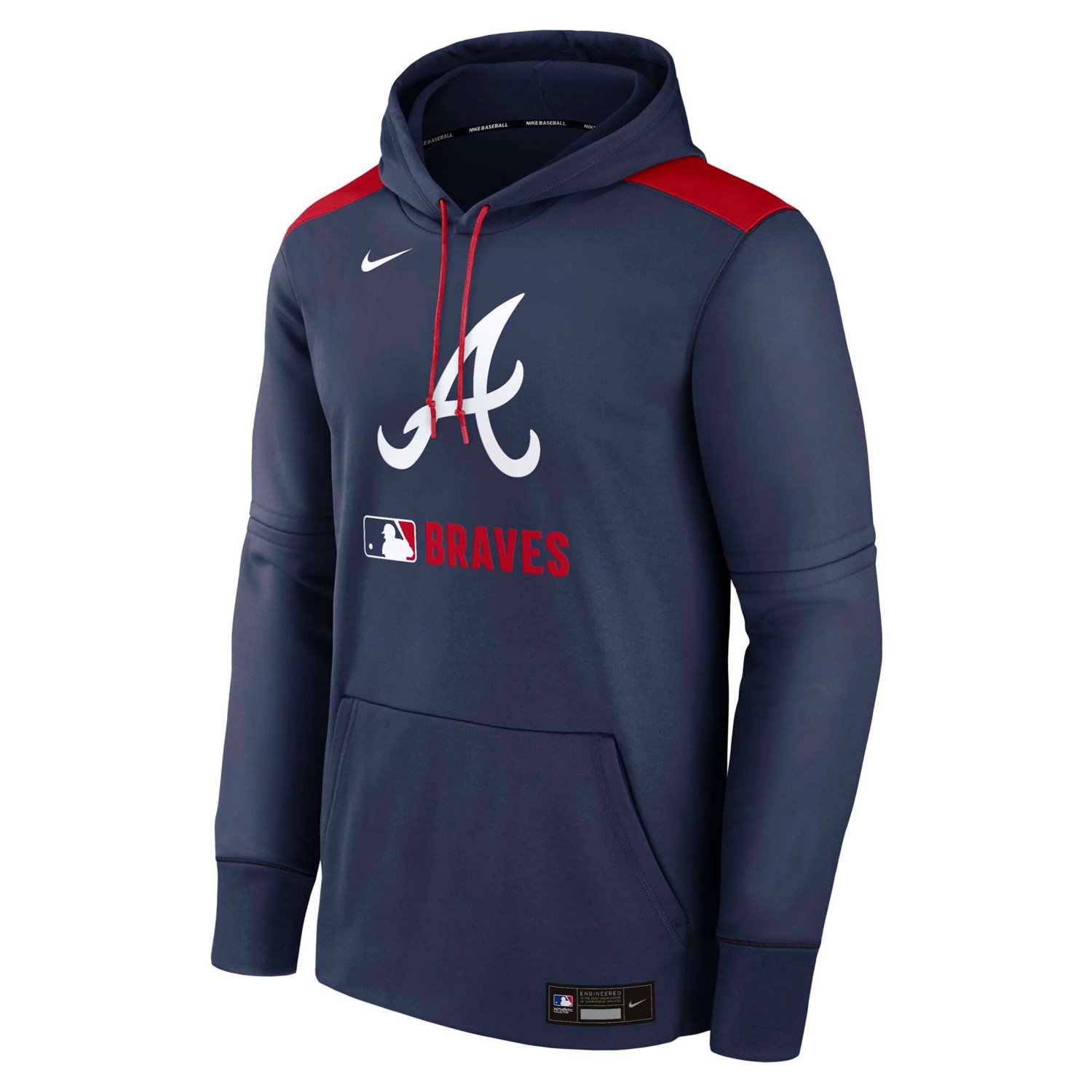 Nike Atlanta Braves Authentic Collection Performance Pullover Hoodie