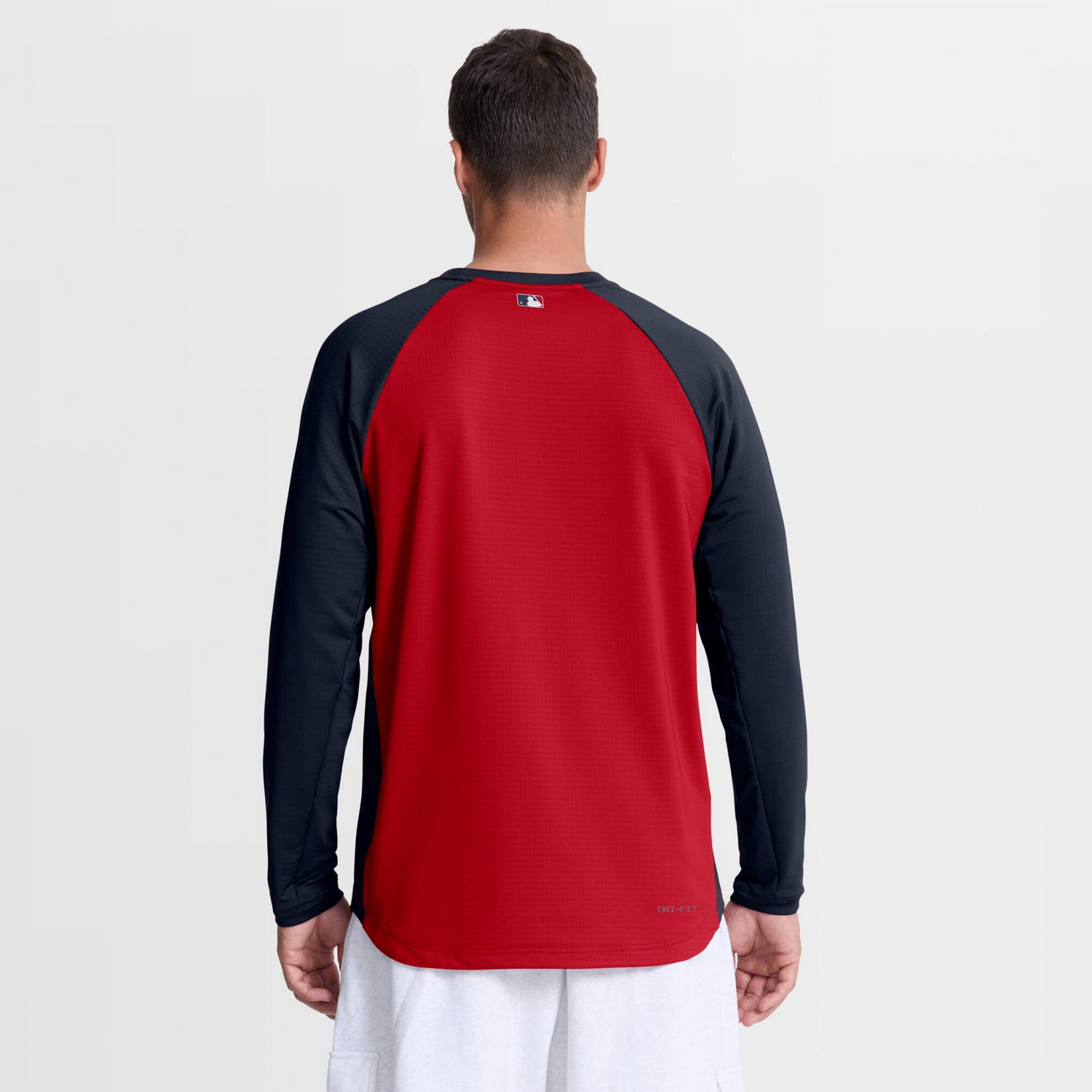 Nike Atlanta Braves Authentic Collection Raglan Dri-FIT Sweatshirt