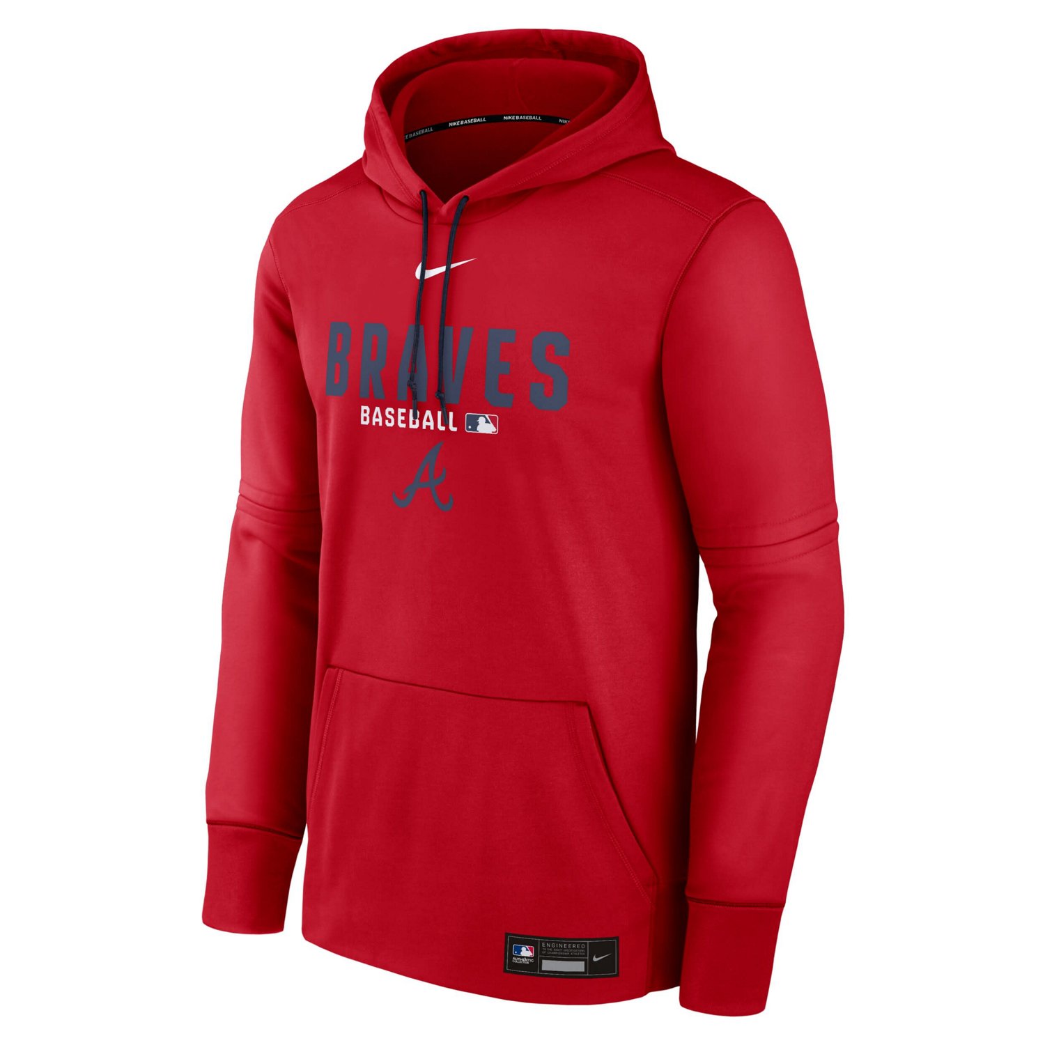 Nike Atlanta Braves Authentic Collection Therma-FIT Hoodie - view number 4