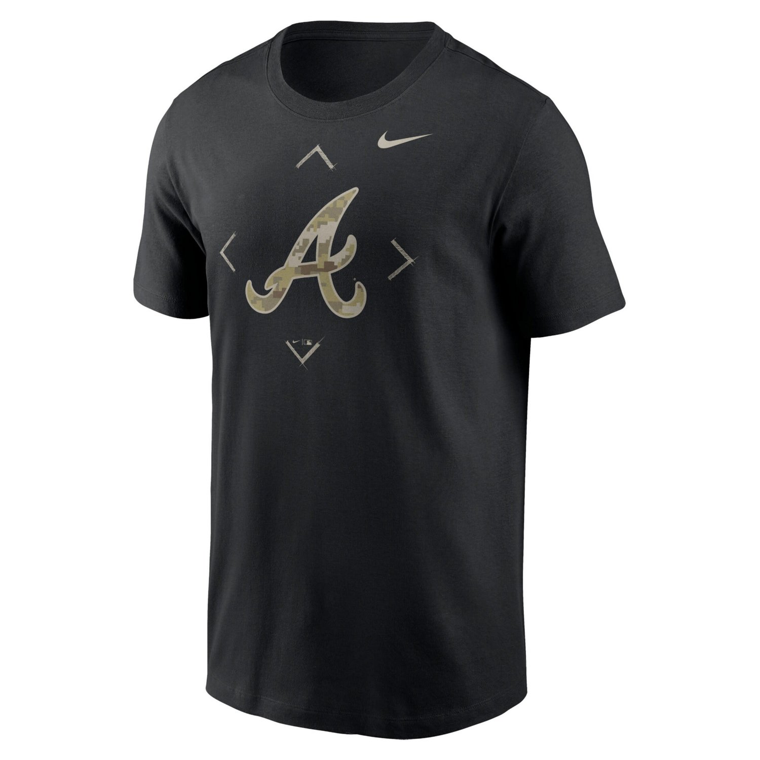 Nike Atlanta Braves Camo Logo T-Shirt                                                                                            - view number 2