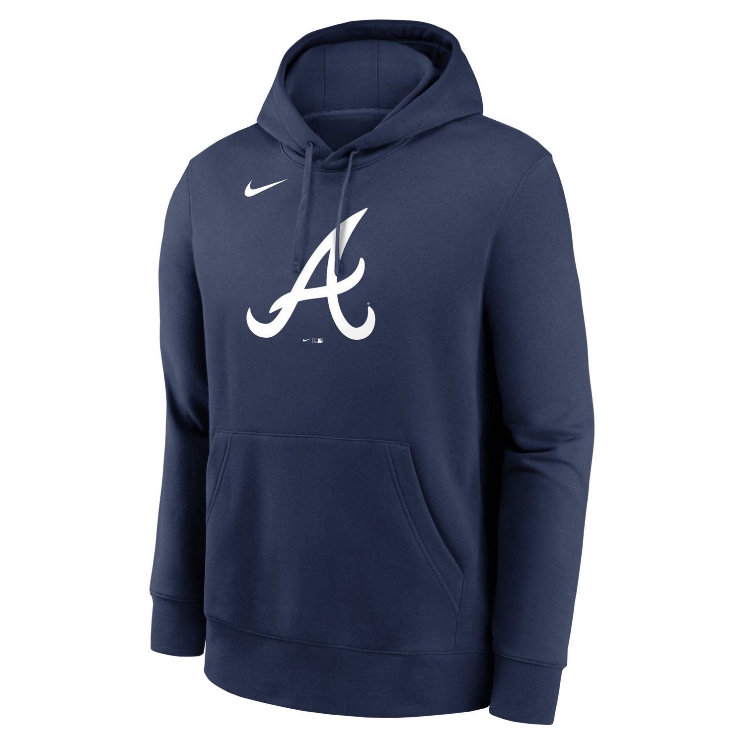 Nike Atlanta Braves Logo Club Fleece Pullover Hoodie                                                                             - view number 2