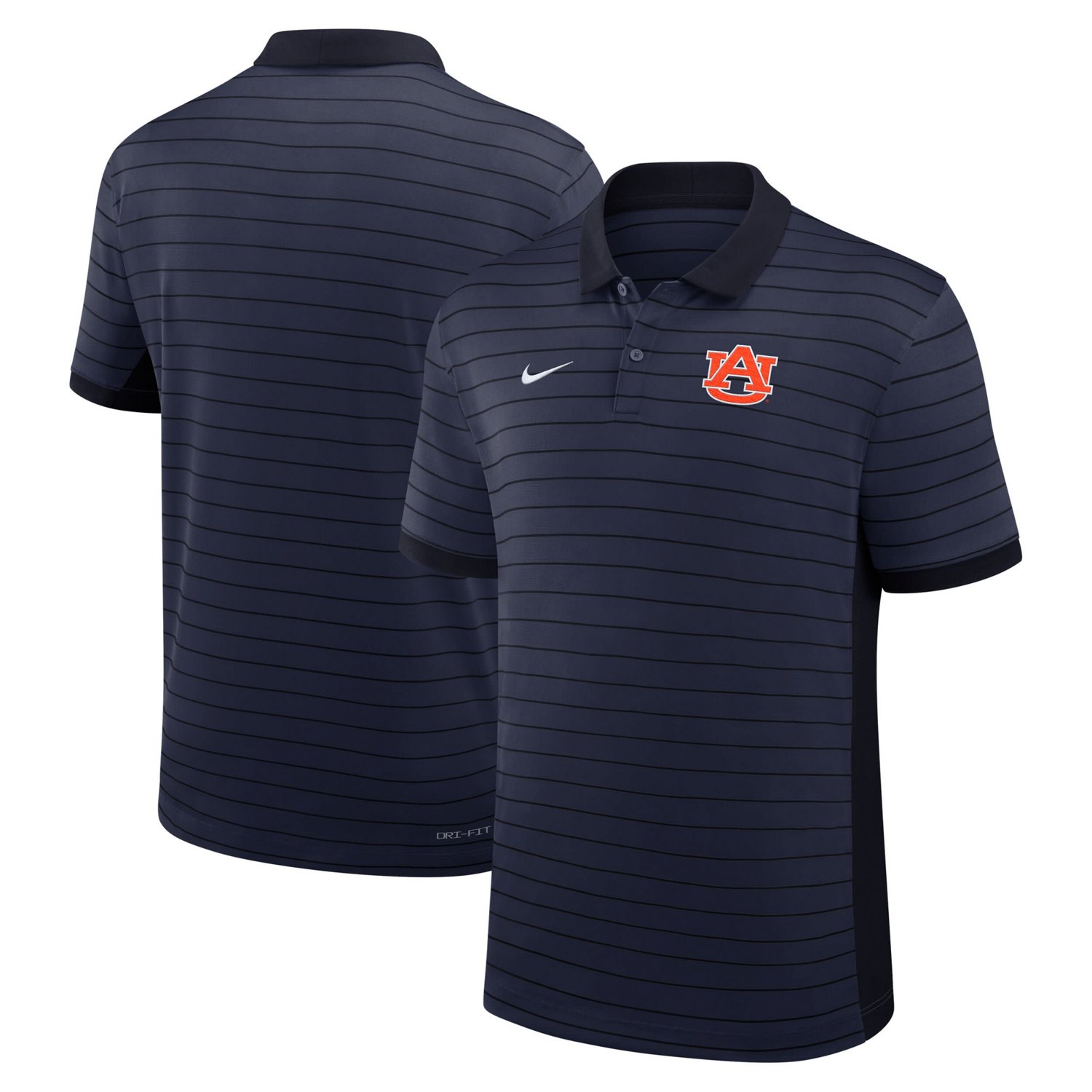 Nike Auburn Tigers 2025 Early Season Coaches Sideline Victory Stripe Dri-FIT Polo