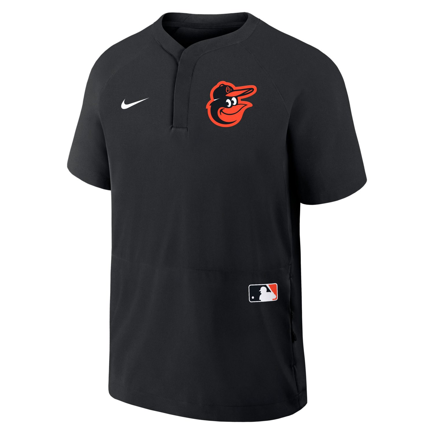 Nike Baltimore Orioles Authentic Collection Raglan Short Sleeve Windshirt                                                        - view number 2