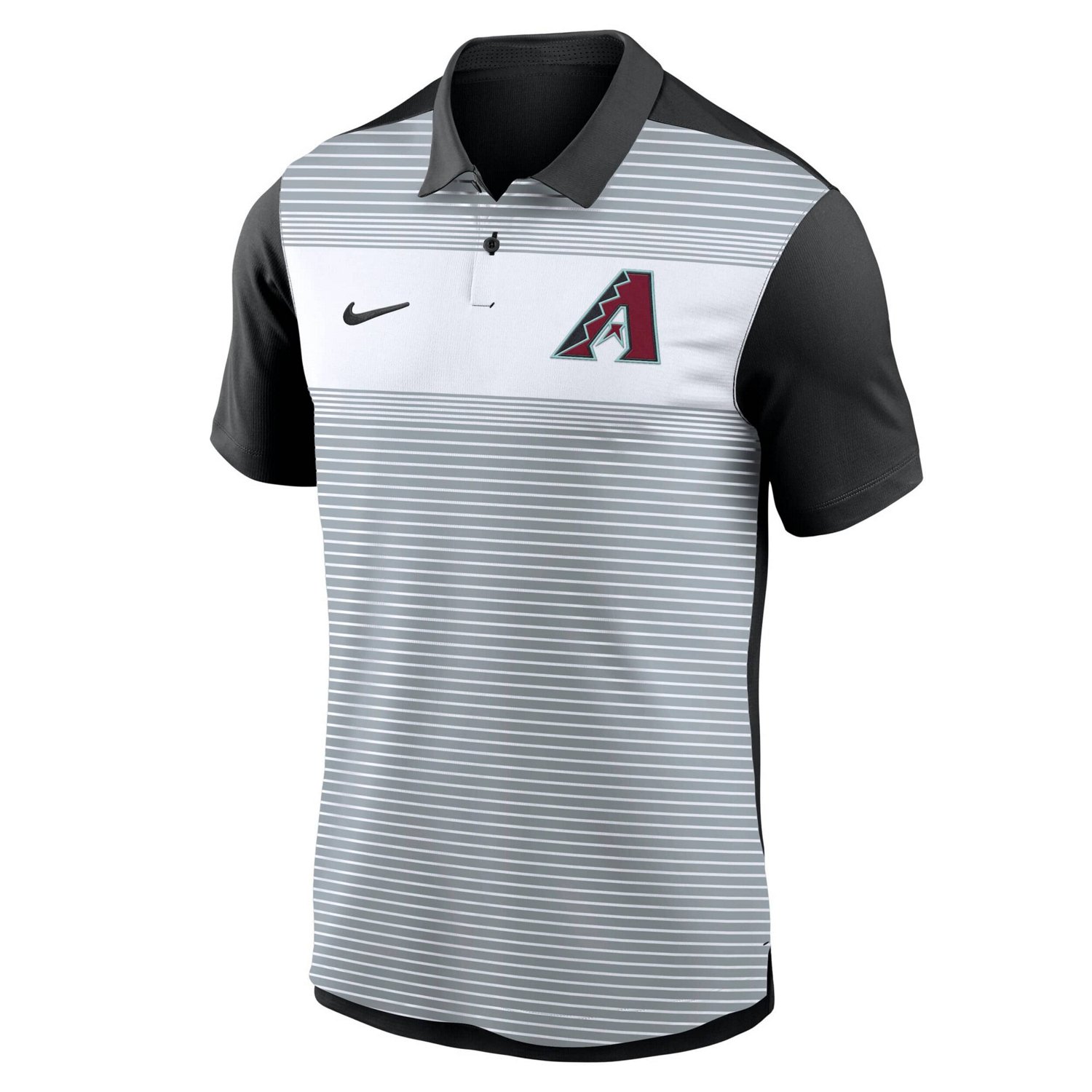 Nike Black Arizona Diamondbacks Vapor Striped Performance Polo - view number 2