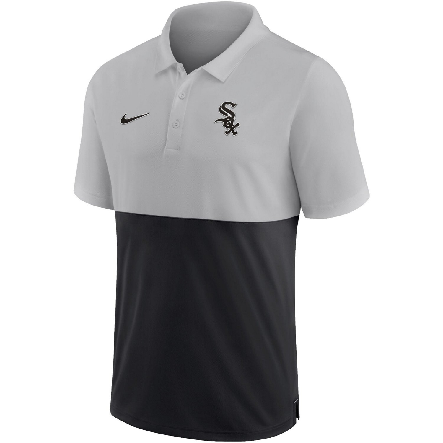 Nike Black Chicago White Sox Team Baseline Striped Performance Polo - view number 2