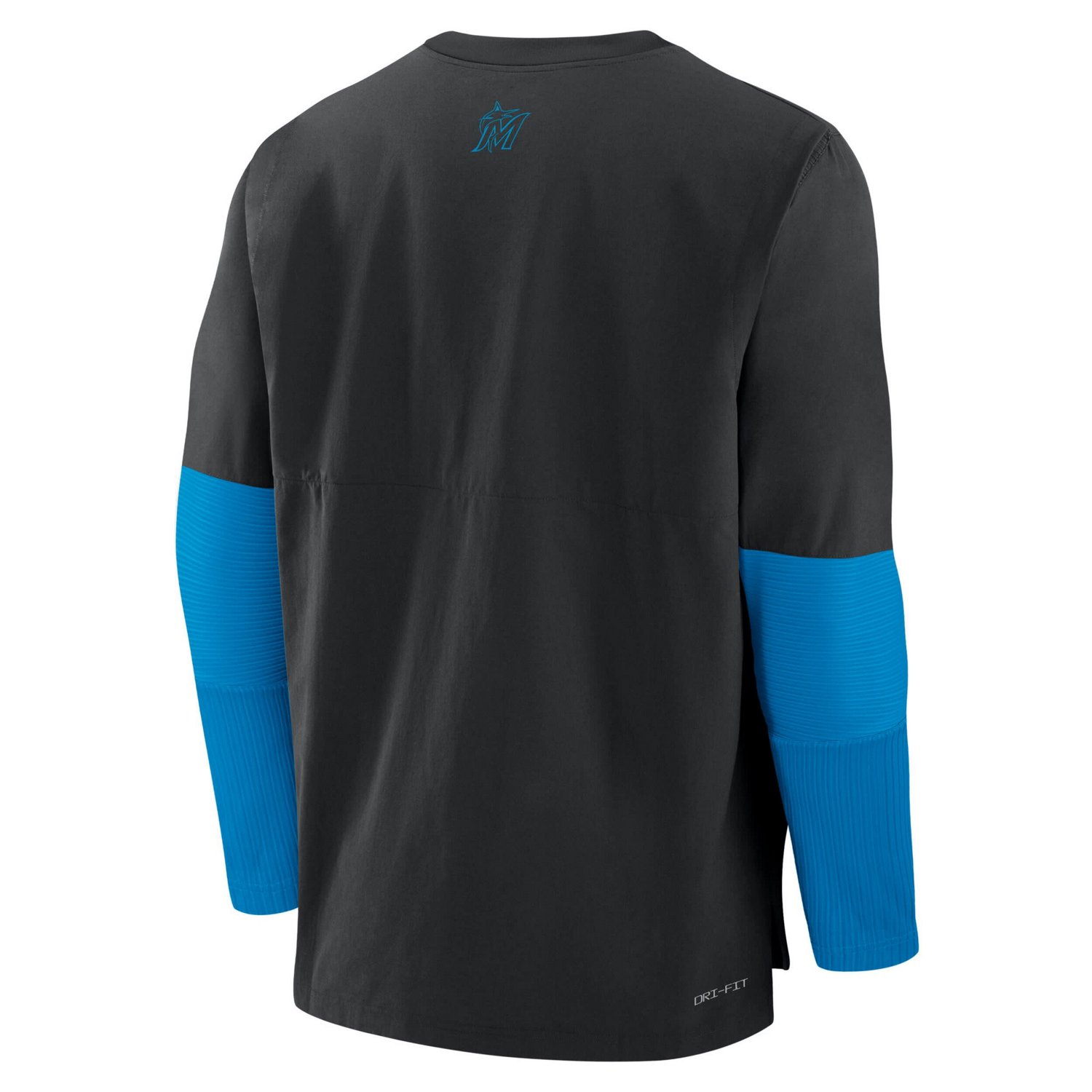 Nike Blue Miami Marlins Authentic Collection Player Dri-FIT Lightweight Pullover - view number 3