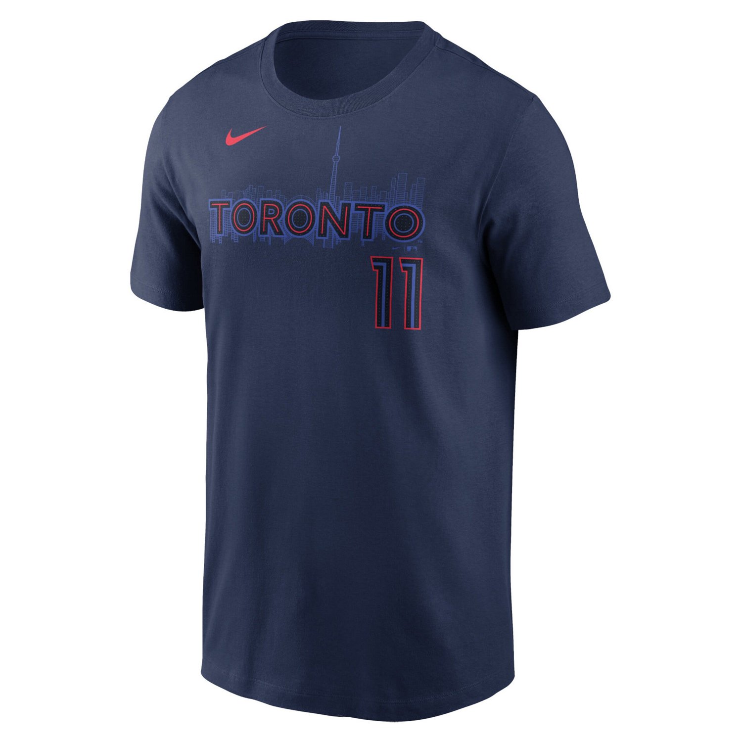 Nike Bo Bichette Toronto Blue Jays 2024 City Connect Name  Number T-Shirt - view number 2