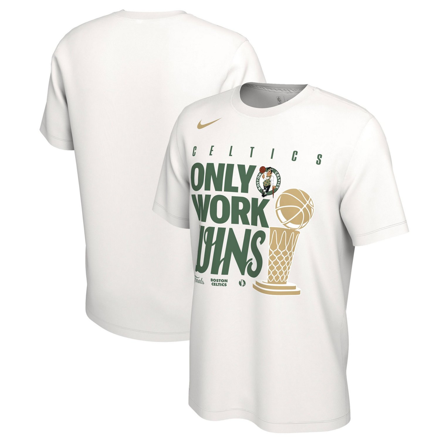 Nike Boston Celtics 2024 NBA Finals Champions Big  Tall Parade T-Shirt
