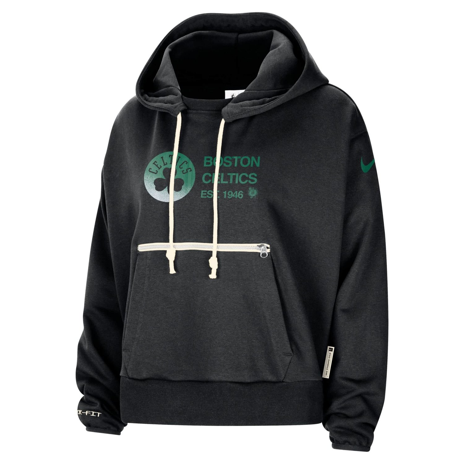 Nike Boston Celtics Courtside Standard Issue Performance Pullover Hoodie - view number 2