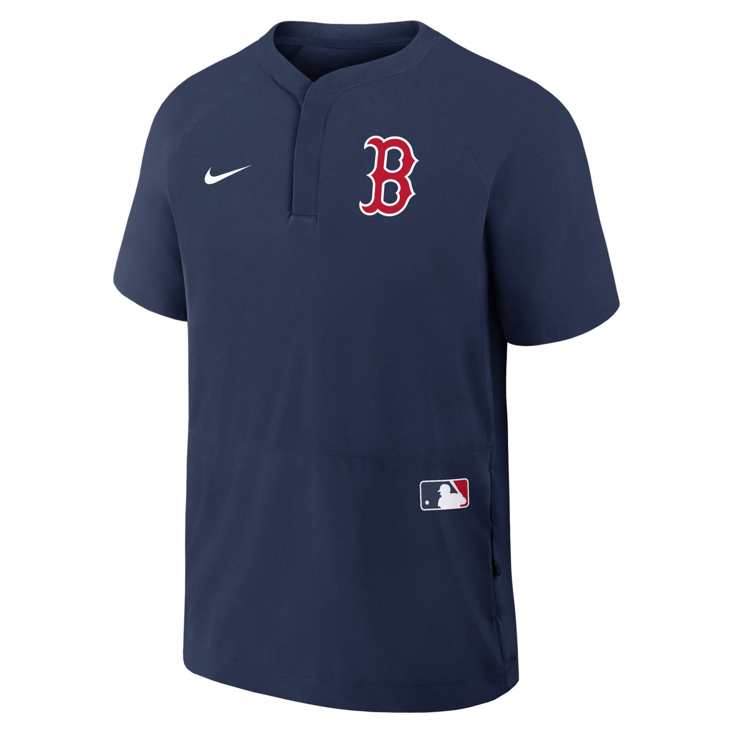 Nike Boston Red Sox Authentic Collection Raglan Short Sleeve Windshirt                                                           - view number 2