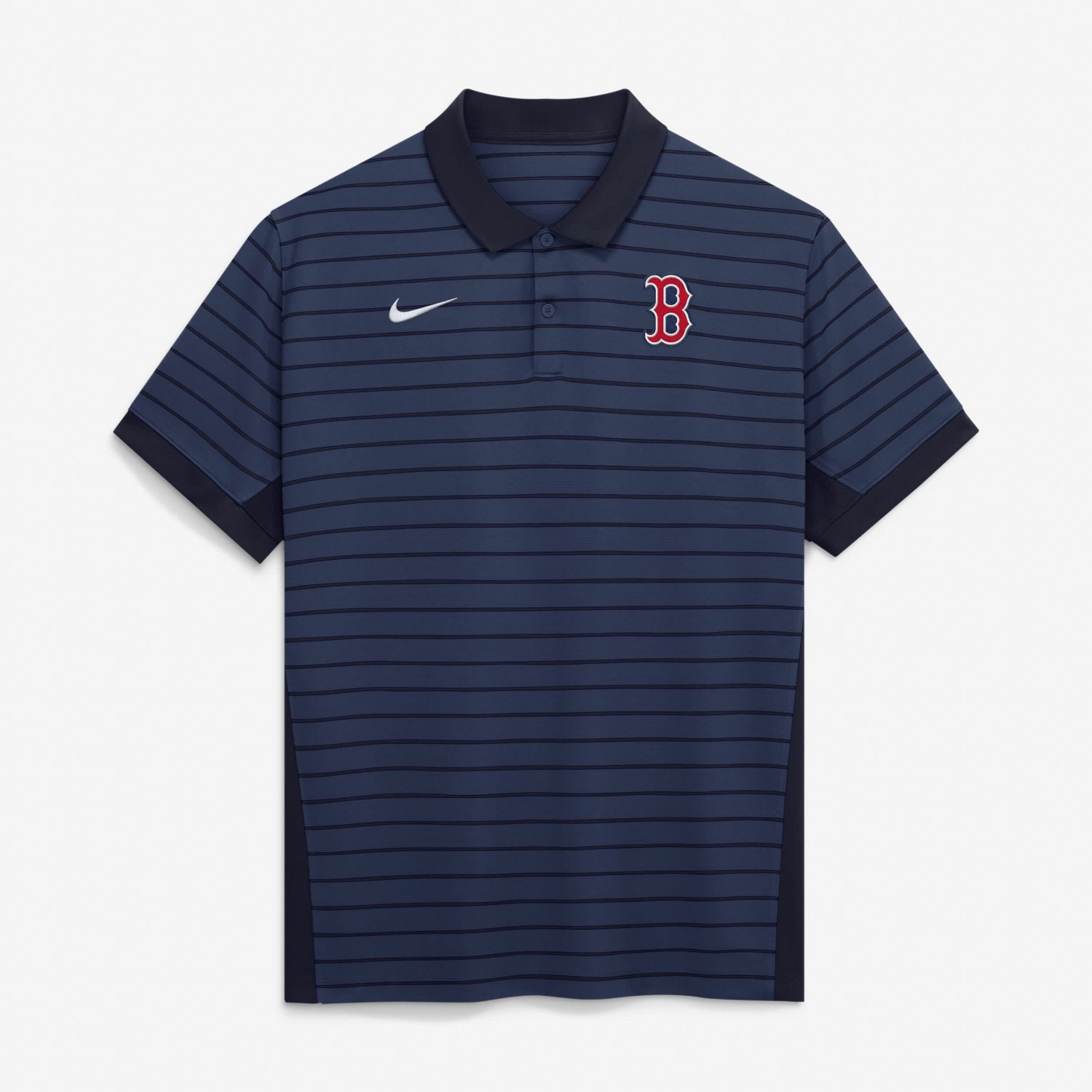 Nike Boston Red Sox Authentic Collection Striped Victory Dri-FIT Polo