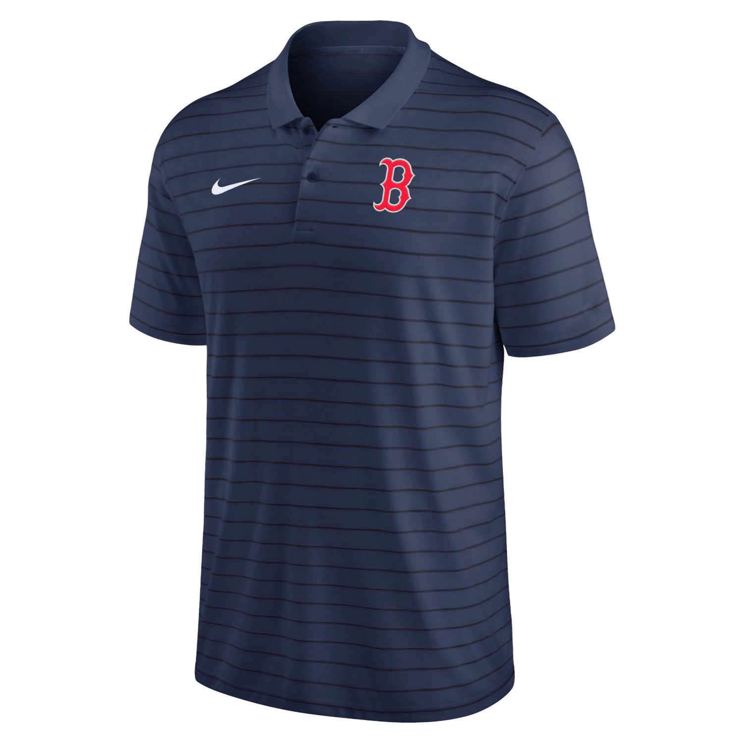 Nike Boston Red Sox Authentic Collection Victory Striped Performance Polo Academy