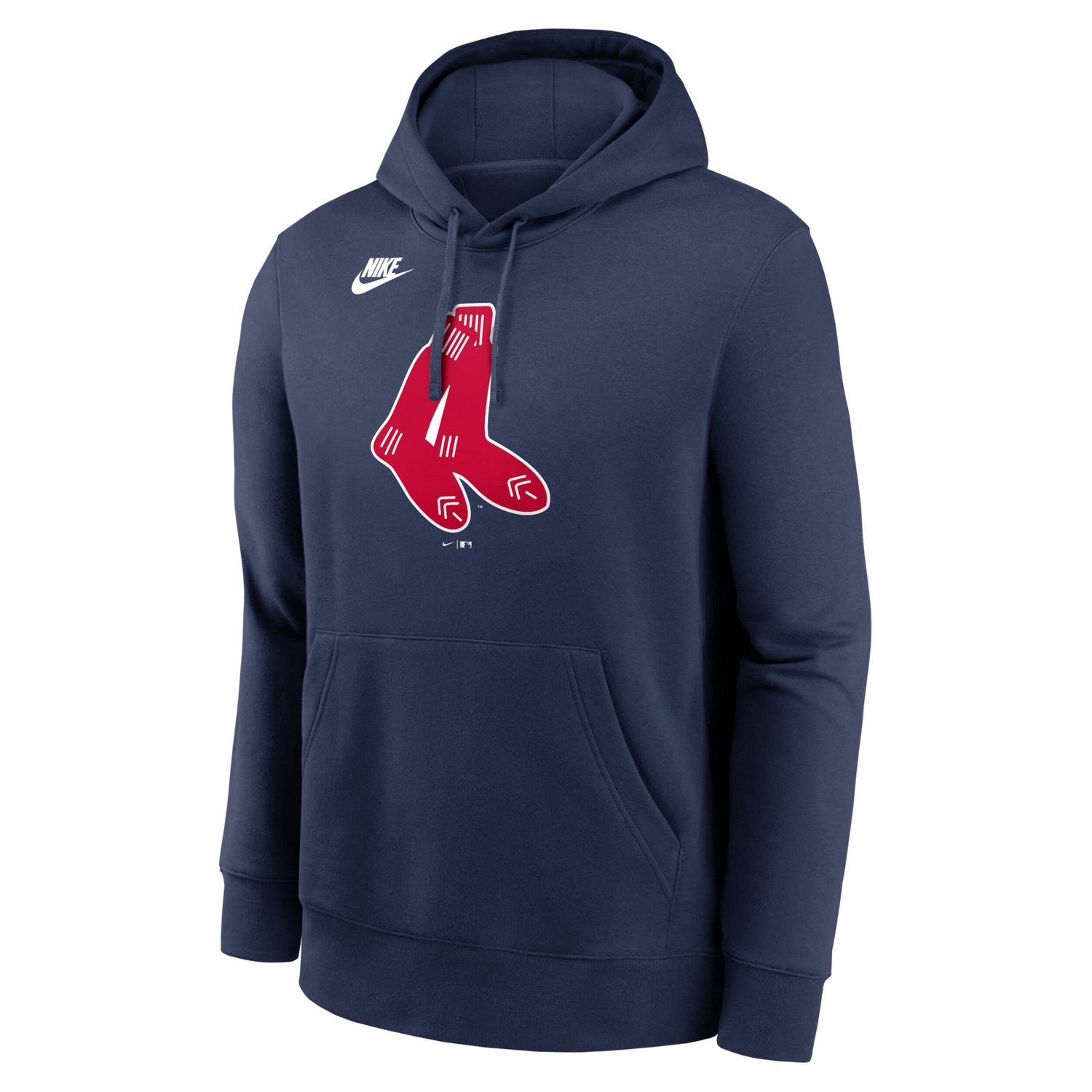 Nike Boston Red Sox Cooperstown Collection Logo Club Pullover Hoodie - view number 2
