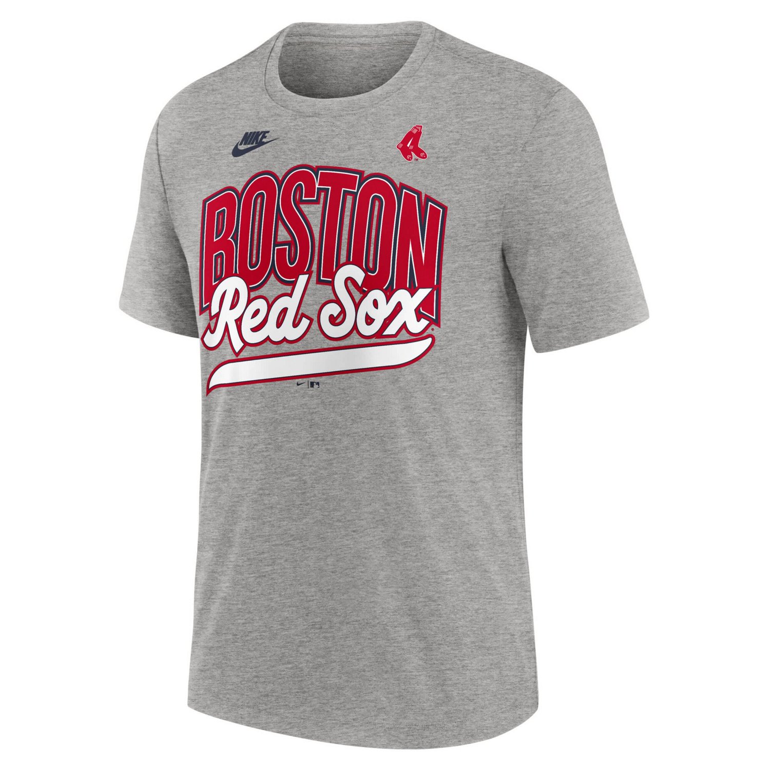 Nike Boston Sox Cooperstown Collection Retro Tri-Blend T-Shirt - view number 2