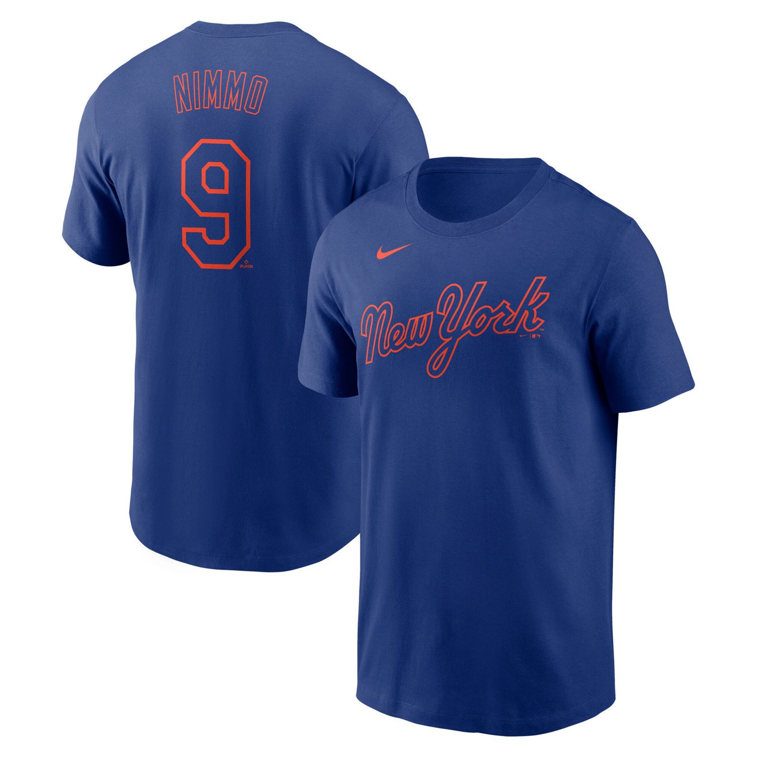 Nike Brandon Nimmo New York Mets Fuse Name  Number T-Shirt