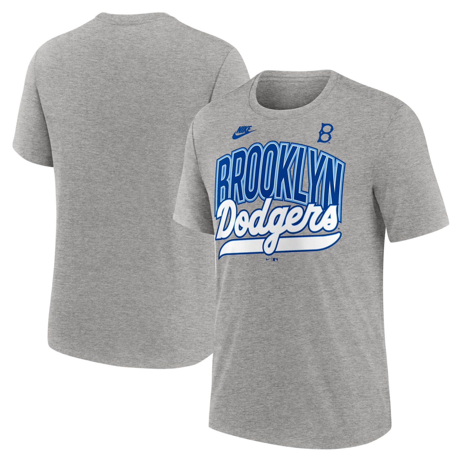 Nike Brooklyn Dodgers Cooperstown Collection Retro Tri-Blend T-Shirt