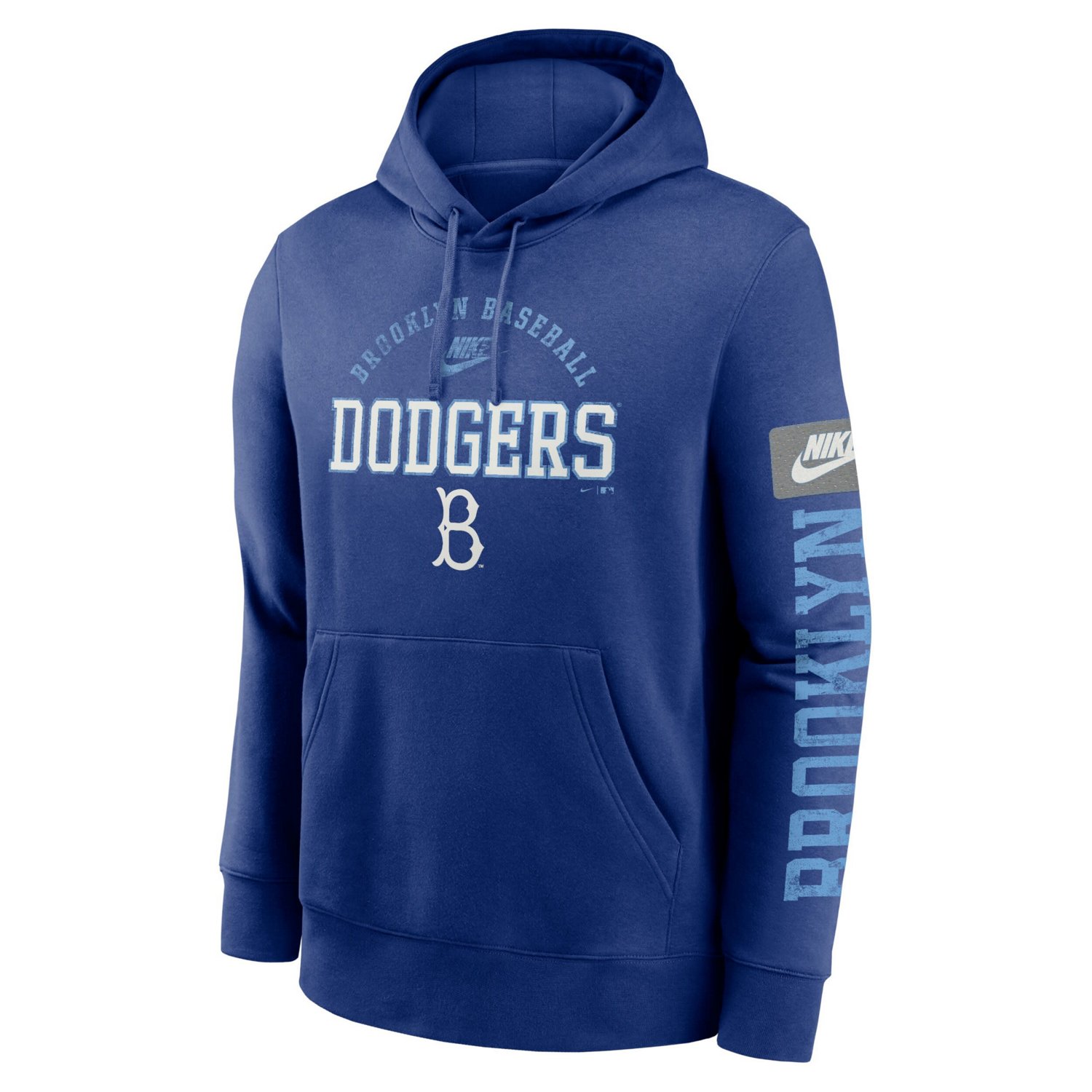 Nike Brooklyn Dodgers Cooperstown Collection Splitter Club Fleece Pullover Hoodie - view number 2