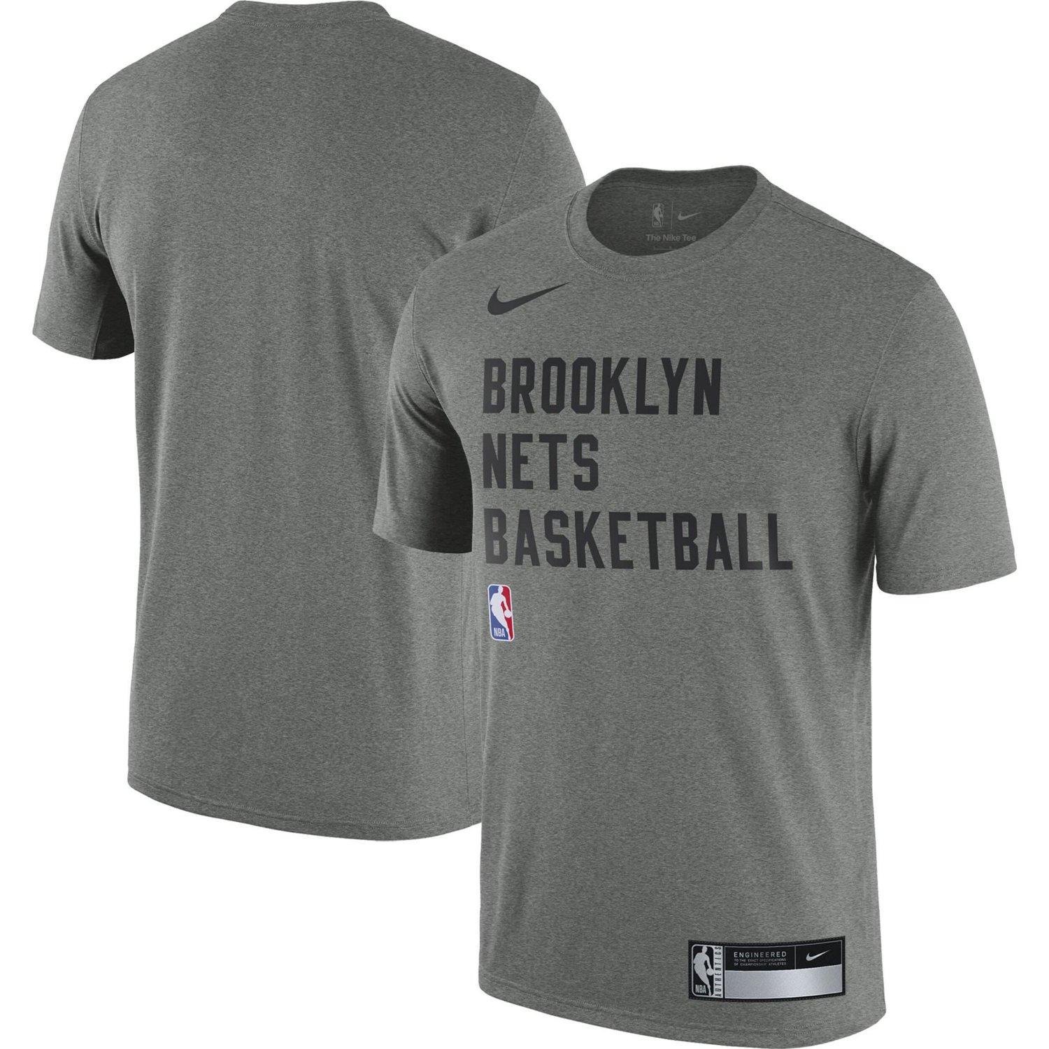 Nike Brooklyn Nets 2023/24 Sideline Legend Performance Practice T-Shirt