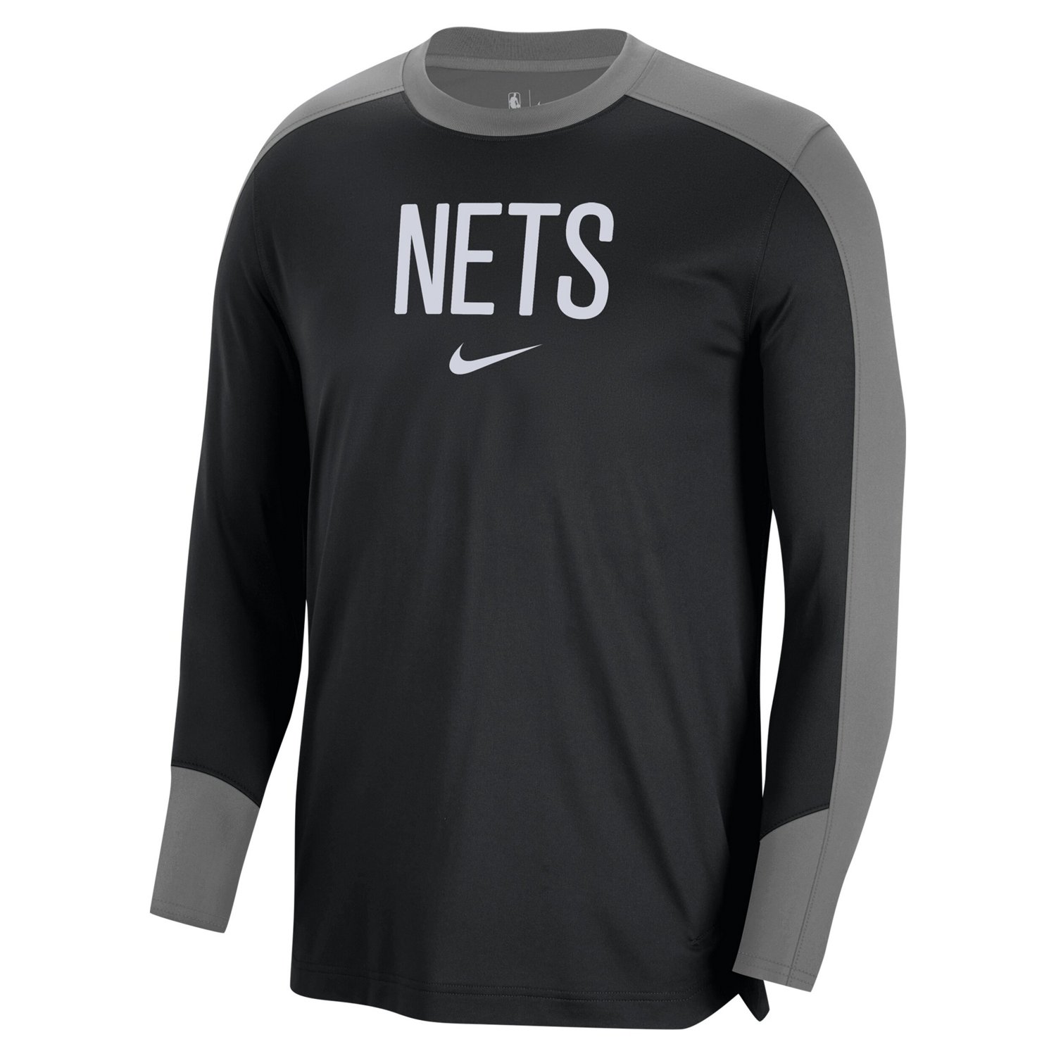 Nike Brooklyn Nets 2024 25 Authentic Pre-Game Legend Long Sleeve Shooting Shirt - view number 2
