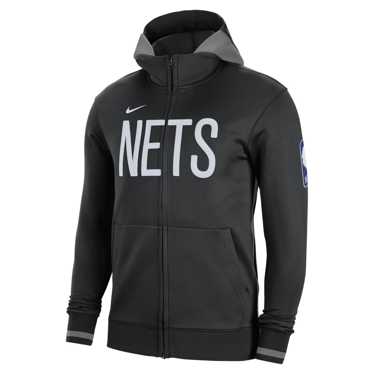 Nike Brooklyn Nets Authentic Showtime Performance Full-Zip Hoodie                                                                - view number 2