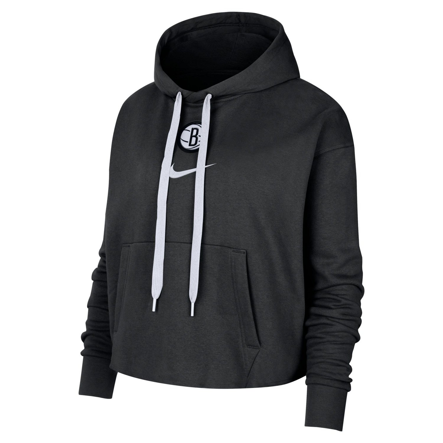 Nike Brooklyn Nets Courtside Cropped Pullover Hoodie                                                                             - view number 2