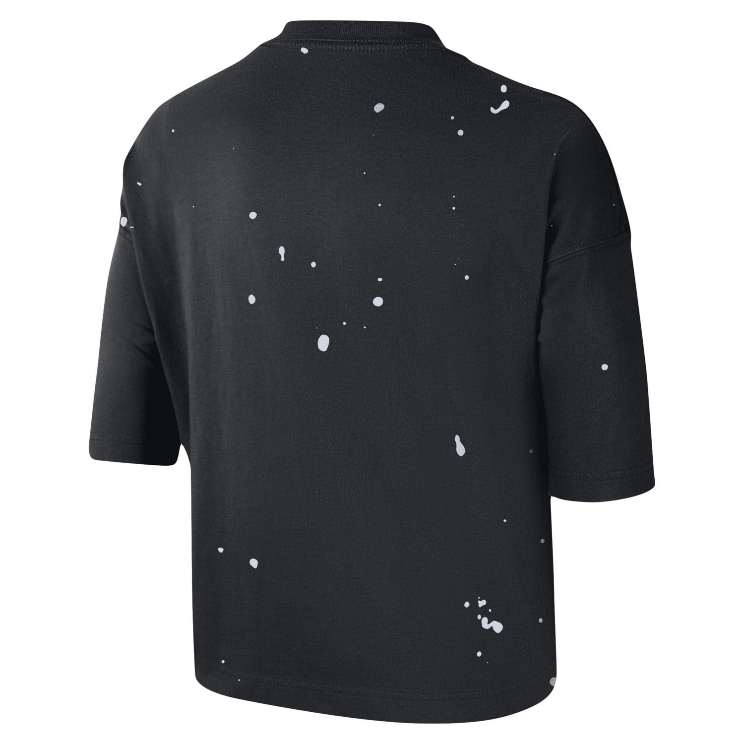 Nike Brooklyn Nets Courtside Splatter Cropped T-Shirt                                                                            - view number 4