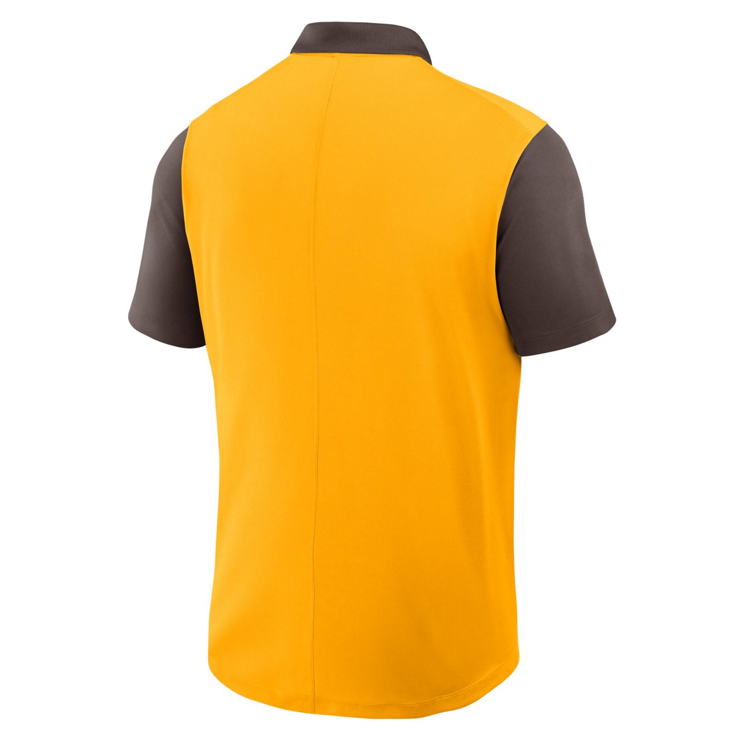 Nike Brown San Diego Padres Cooperstown Collection Color-Block Victory Performance Polo - view number 3