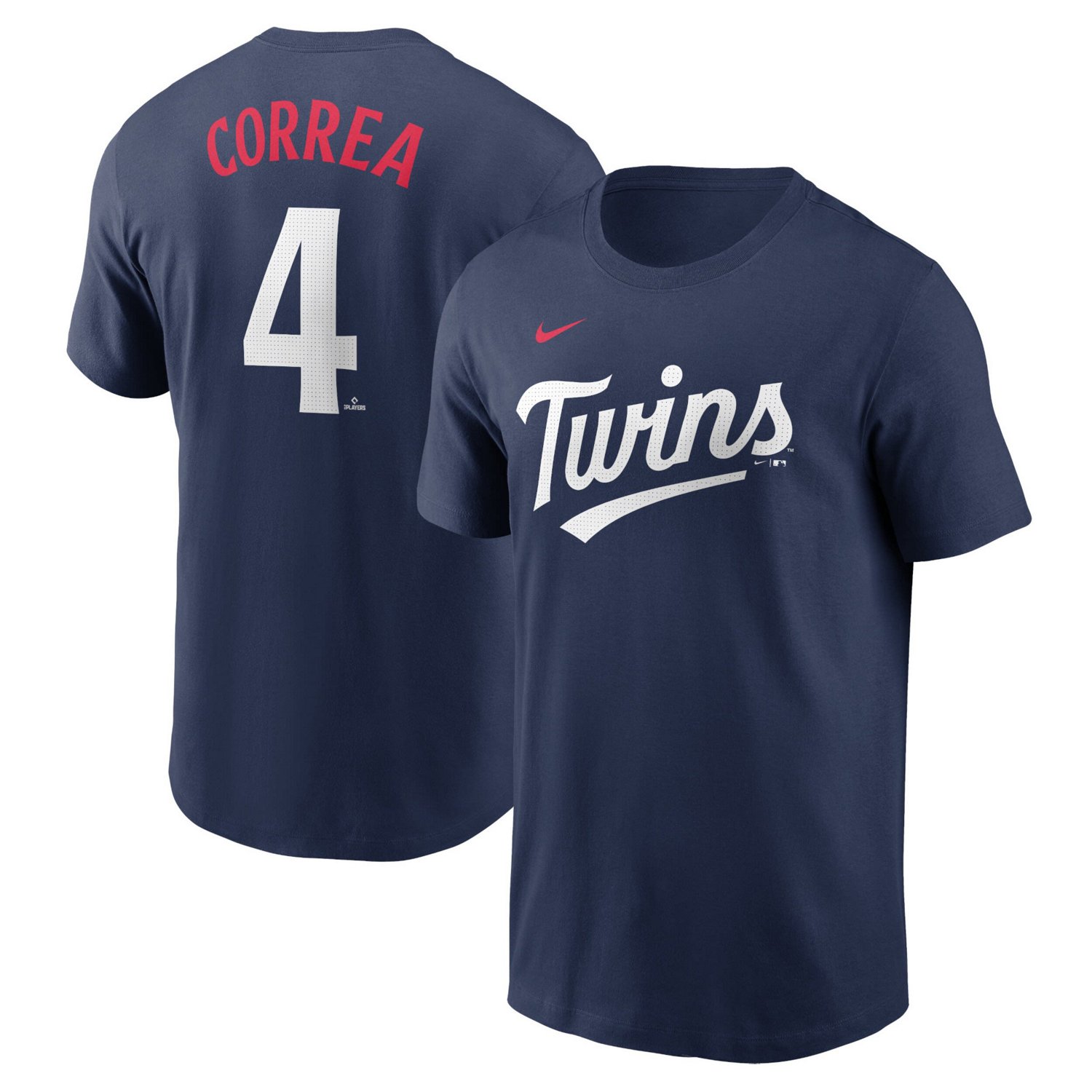 Nike Carlos Correa Minnesota Twins Fuse Name  Number T-Shirt                                                                     - view number 1
