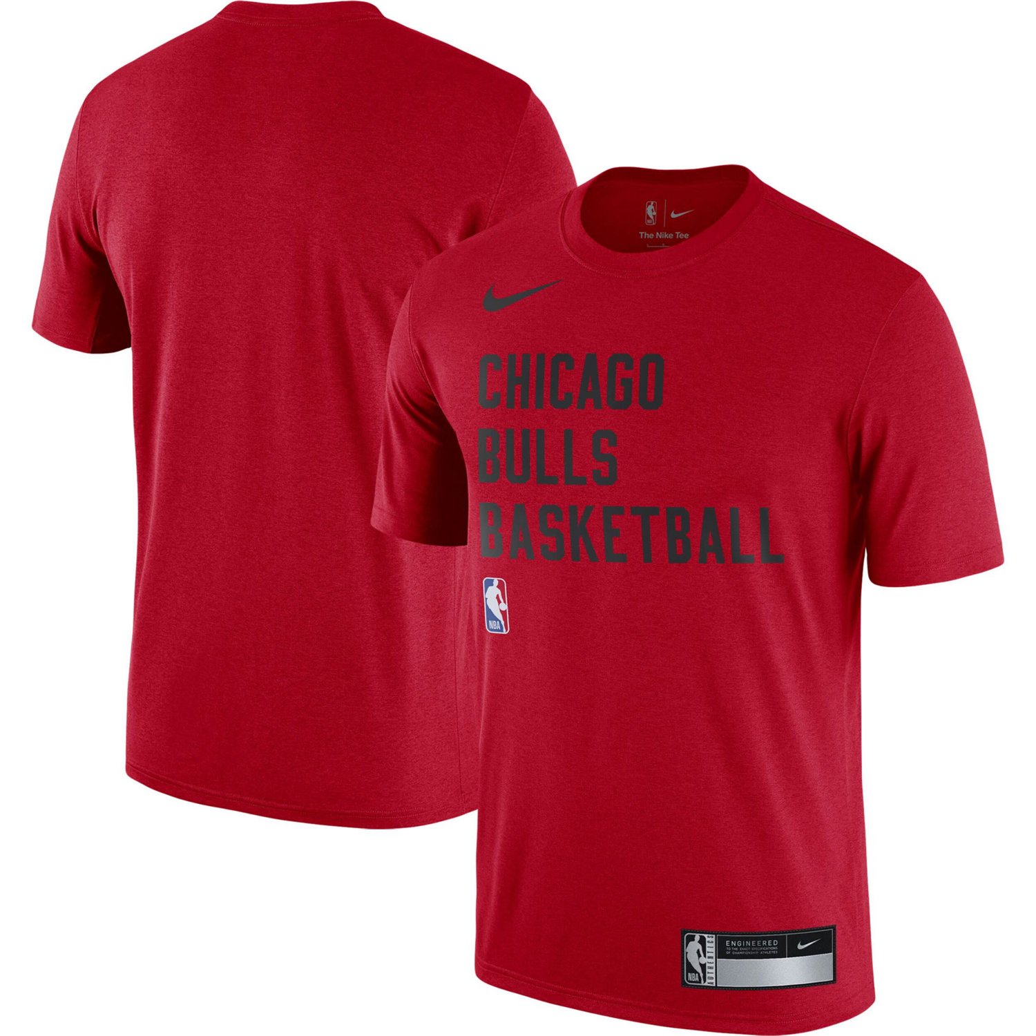 Nike Chicago Bulls 2023/24 Sideline Legend Performance Practice T-Shirt                                                          - view number 1
