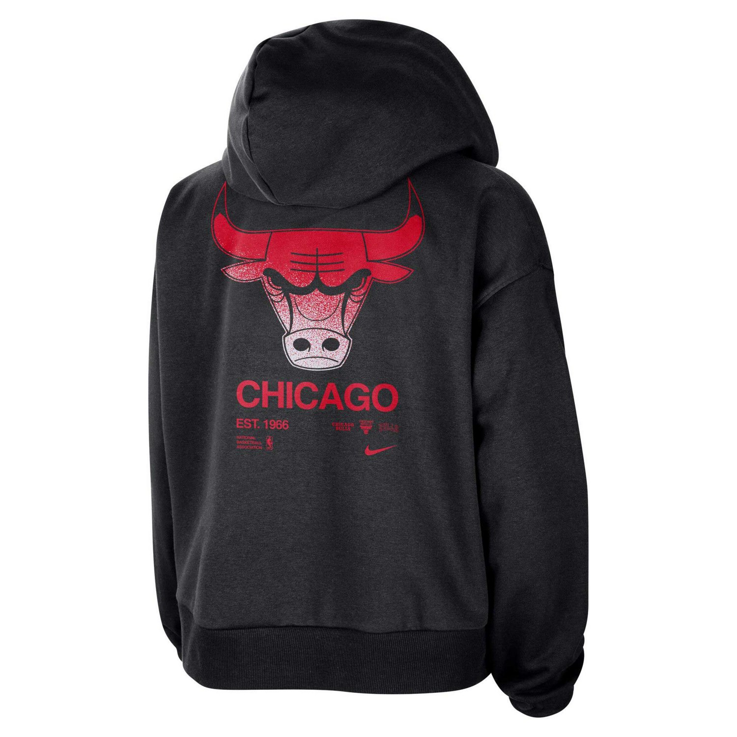 Nike Chicago Bulls Courtside Standard Issue Performance Pullover Hoodie - view number 3