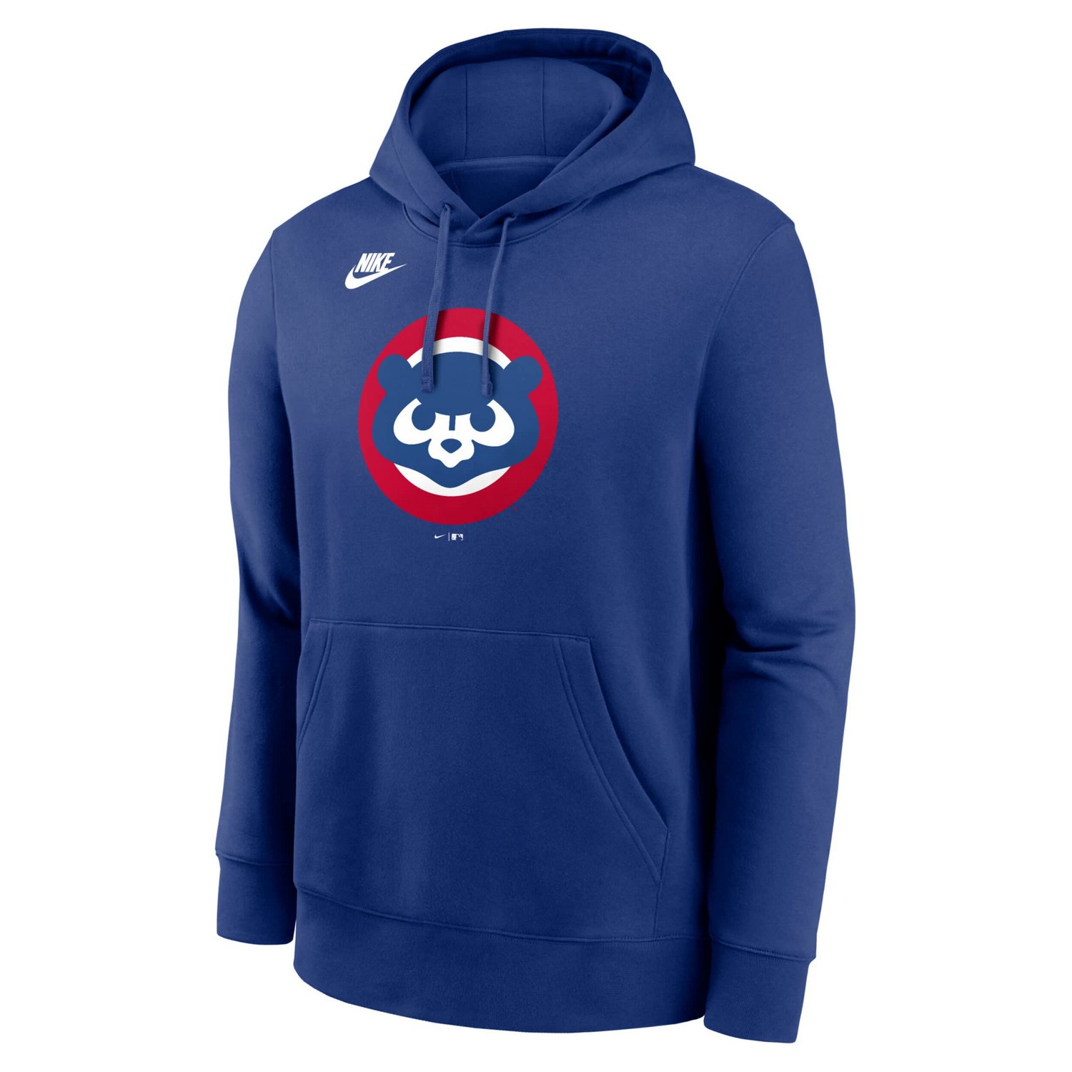 Nike Chicago Cubs Cooperstown Collection Logo Club Pullover Hoodie - view number 2