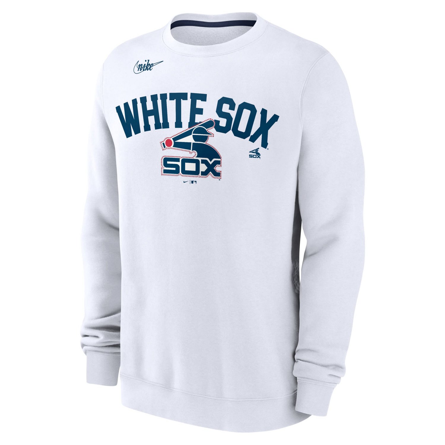 Nike Chicago Sox Cooperstown Collection Fleece Pullover Sweatshirt - view number 2