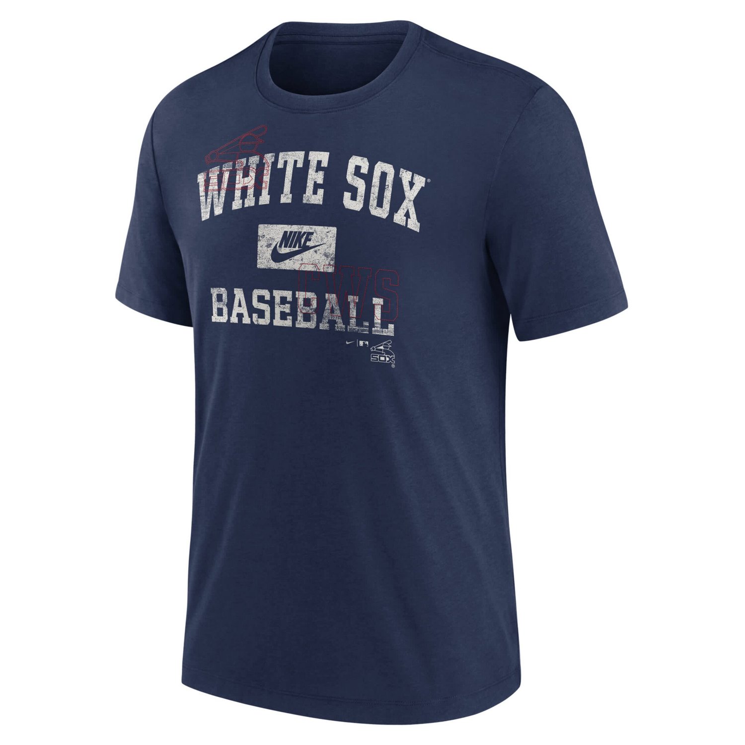 Nike Chicago White Sox Cooperstown Collection Arch Tri-Blend T-Shirt - view number 2