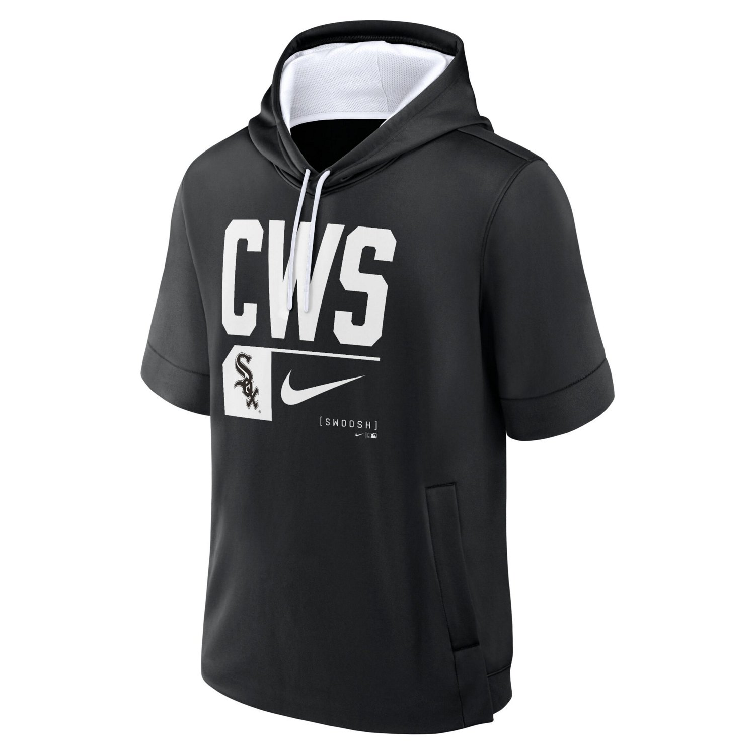 Nike Chicago White Sox Tri Code Lockup Short Sleeve Pullover Hoodie - view number 2