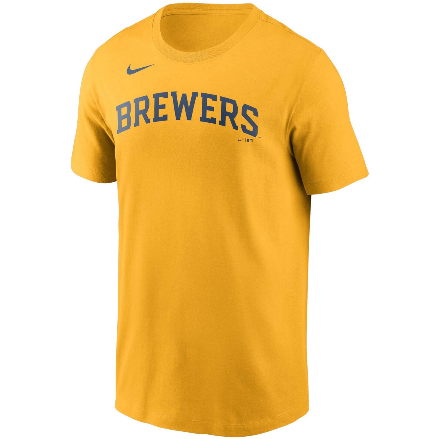 Nike Christian Yelich Light Milwaukee Brewers Name  Number T-Shirt