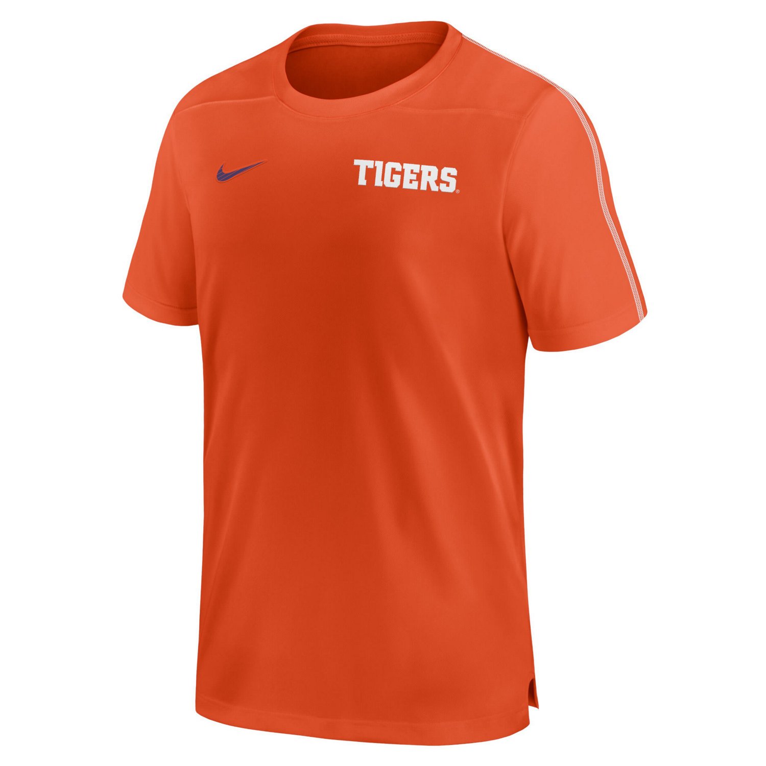 Nike Clemson Tigers 2024 Sideline Coach Performance Top                                                                          - view number 2