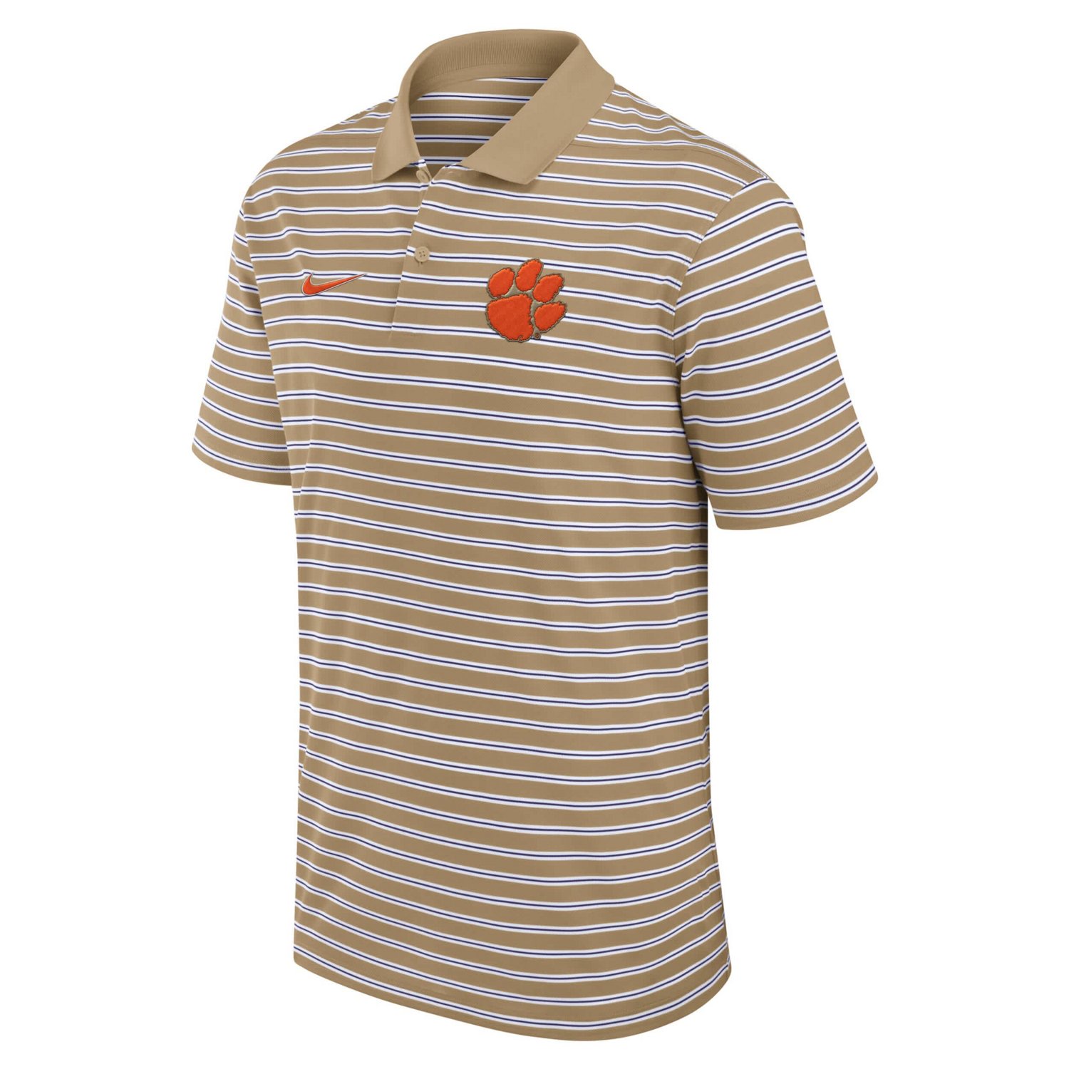 Nike Clemson Tigers Athletic Prep Striped Performance Polo - view number 2