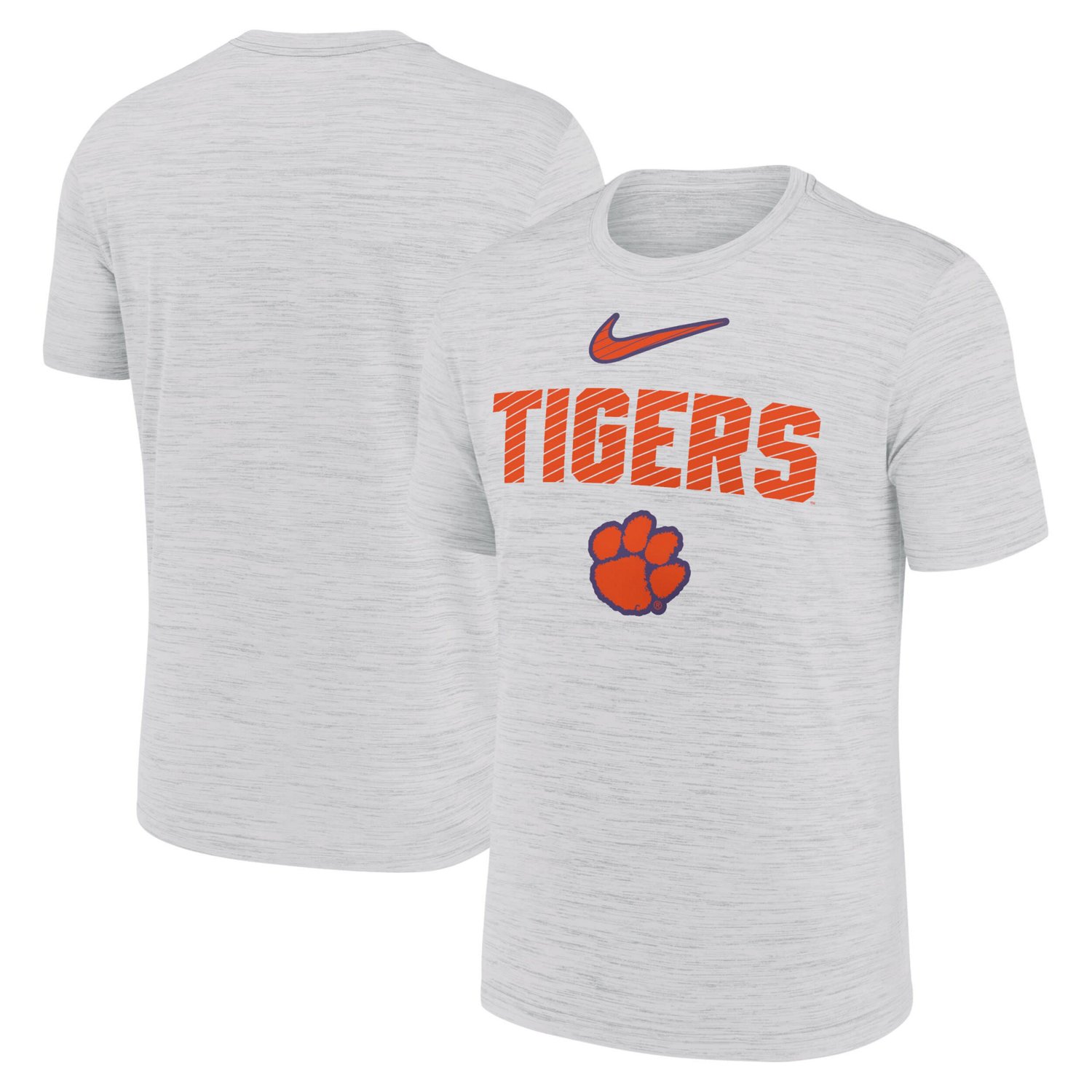 Nike Clemson Tigers Campus Slant Velocity Performance T-Shirt                                                                    - view number 1