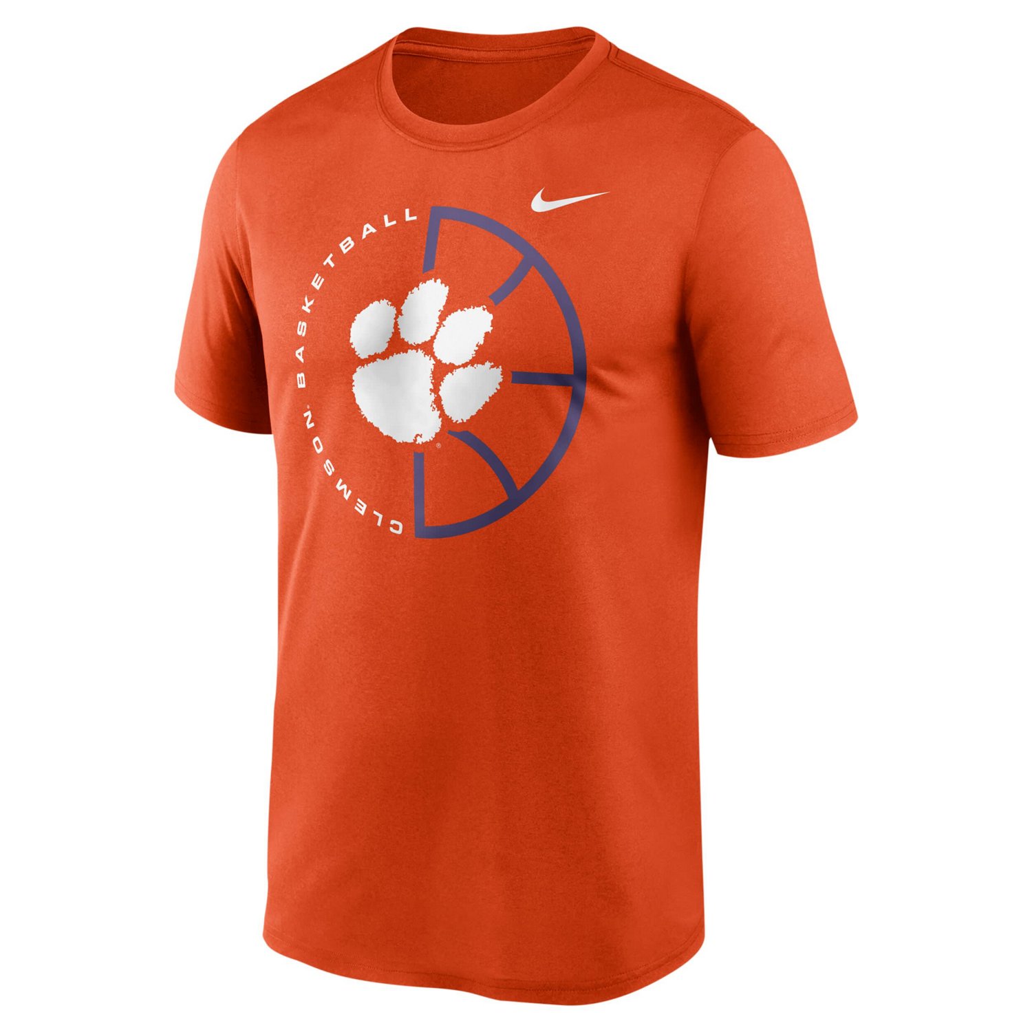 Nike Clemson Tigers Legend Basketball Icon Performance T-Shirt - view number 2