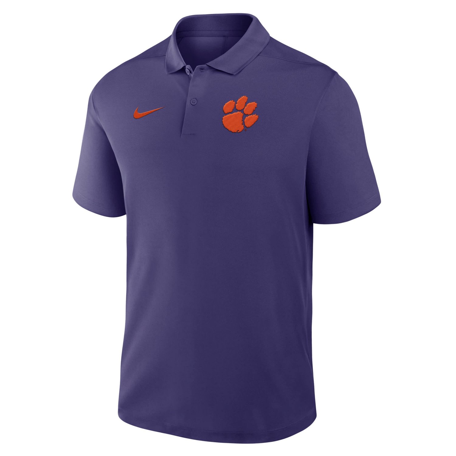 Nike Clemson Tigers Primetime Victory Primary Logo Performance Polo                                                              - view number 2