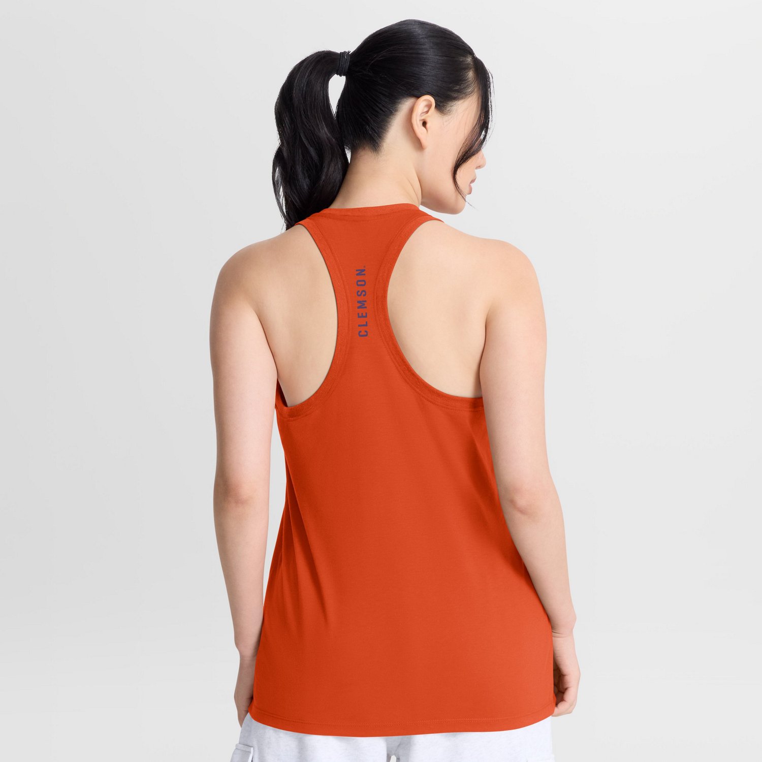 Nike Clemson Tigers Racerback Tank Top - view number 2