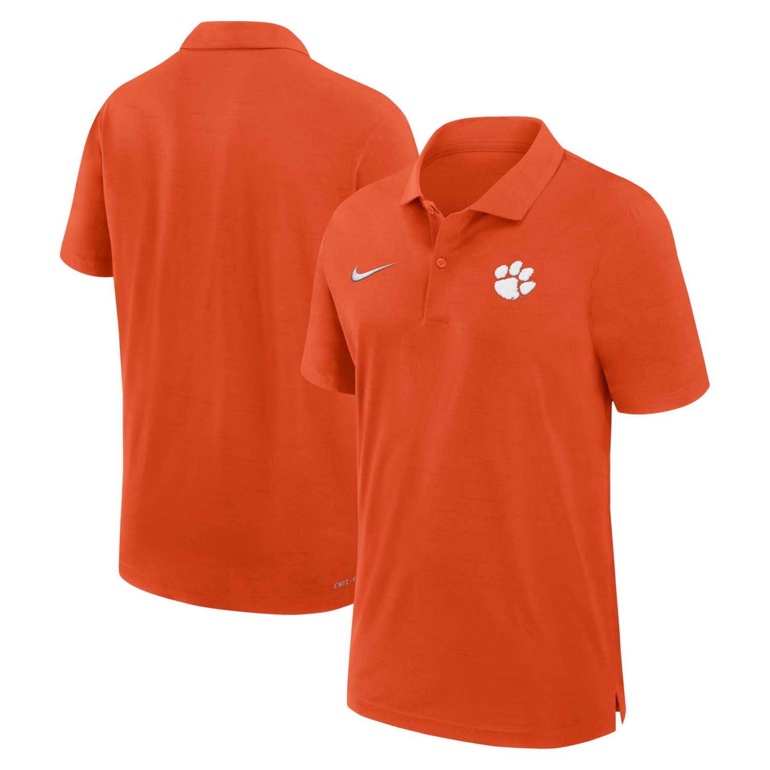 Nike Clemson Tigers Sideline Woven Performance Polo                                                                              - view number 1