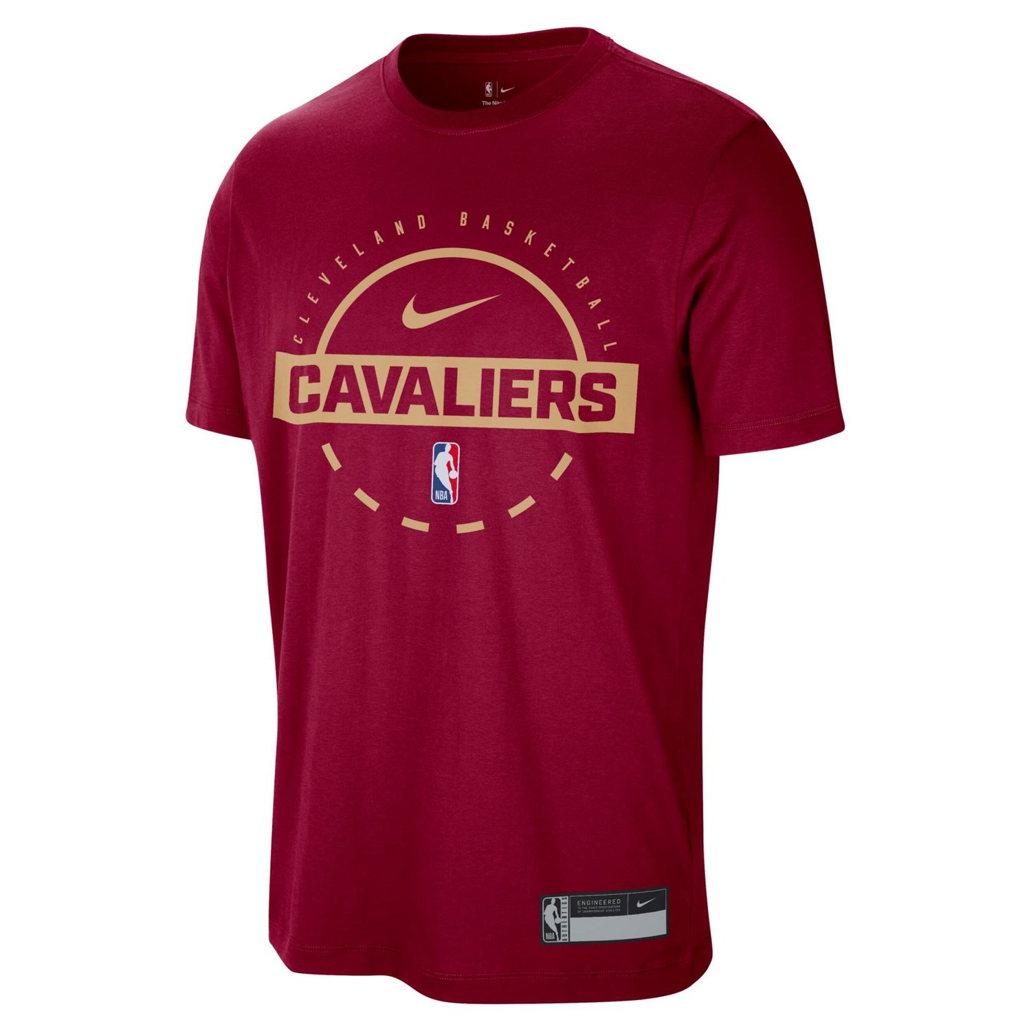 Nike Cleveland Cavaliers 2025 26 On-Court Flare Dri-FIT Tri-Blend Practice T-Shirt - view number 2