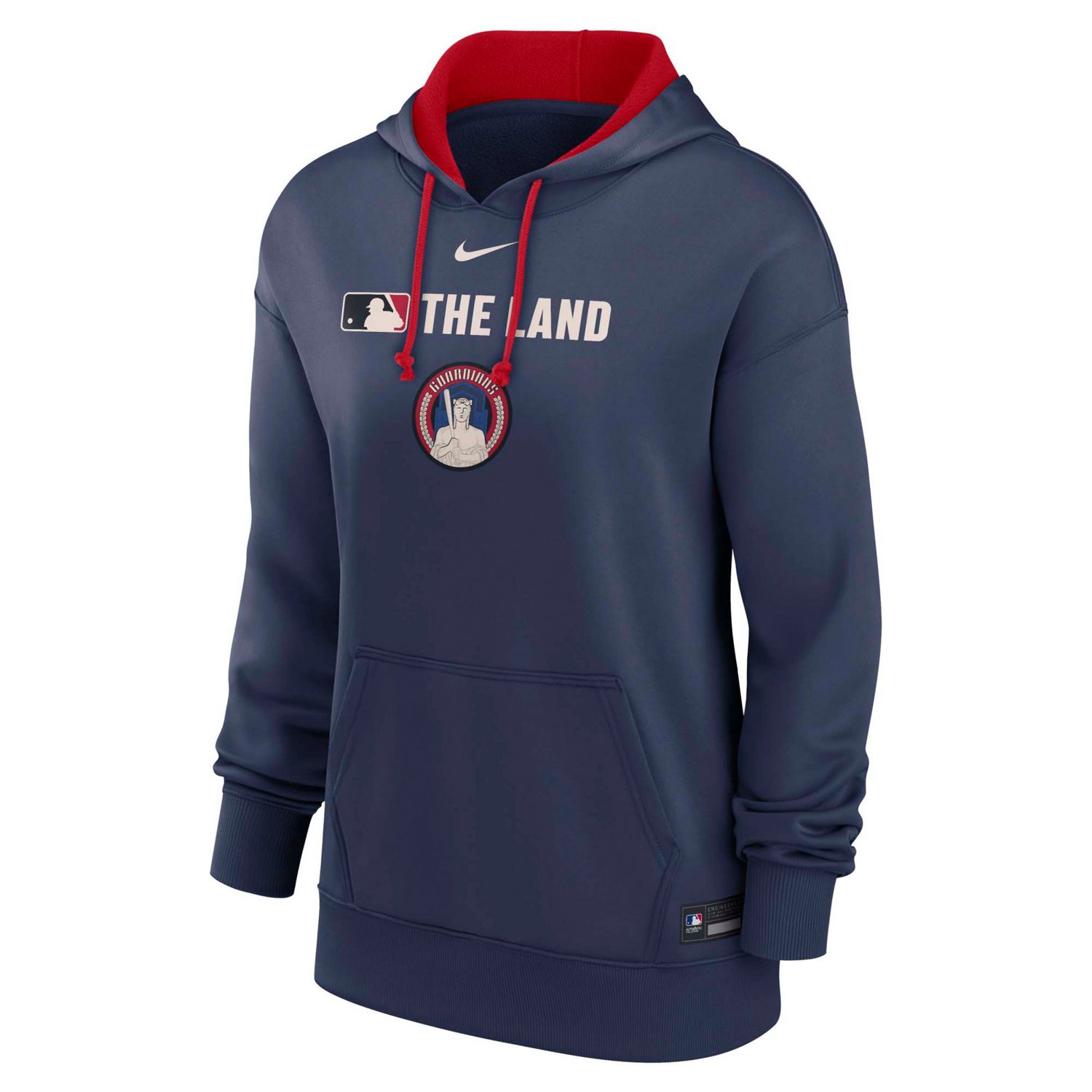Nike Cleveland Guardians Authentic Collection City Connect Performance Pullover Hoodie - view number 2